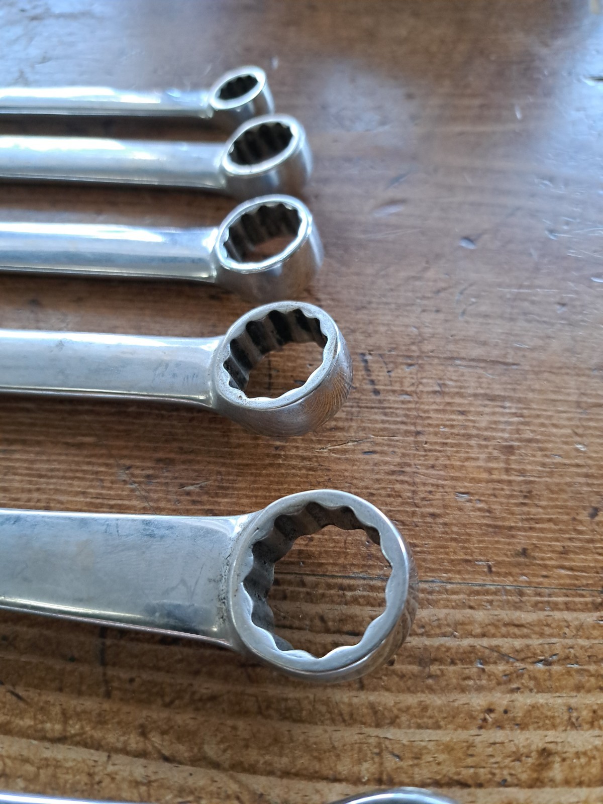 8 Vintage Snap-on Tools 1/2″Drive Ratchet/ 7 Wrenches Various Sizes See Pics USA
