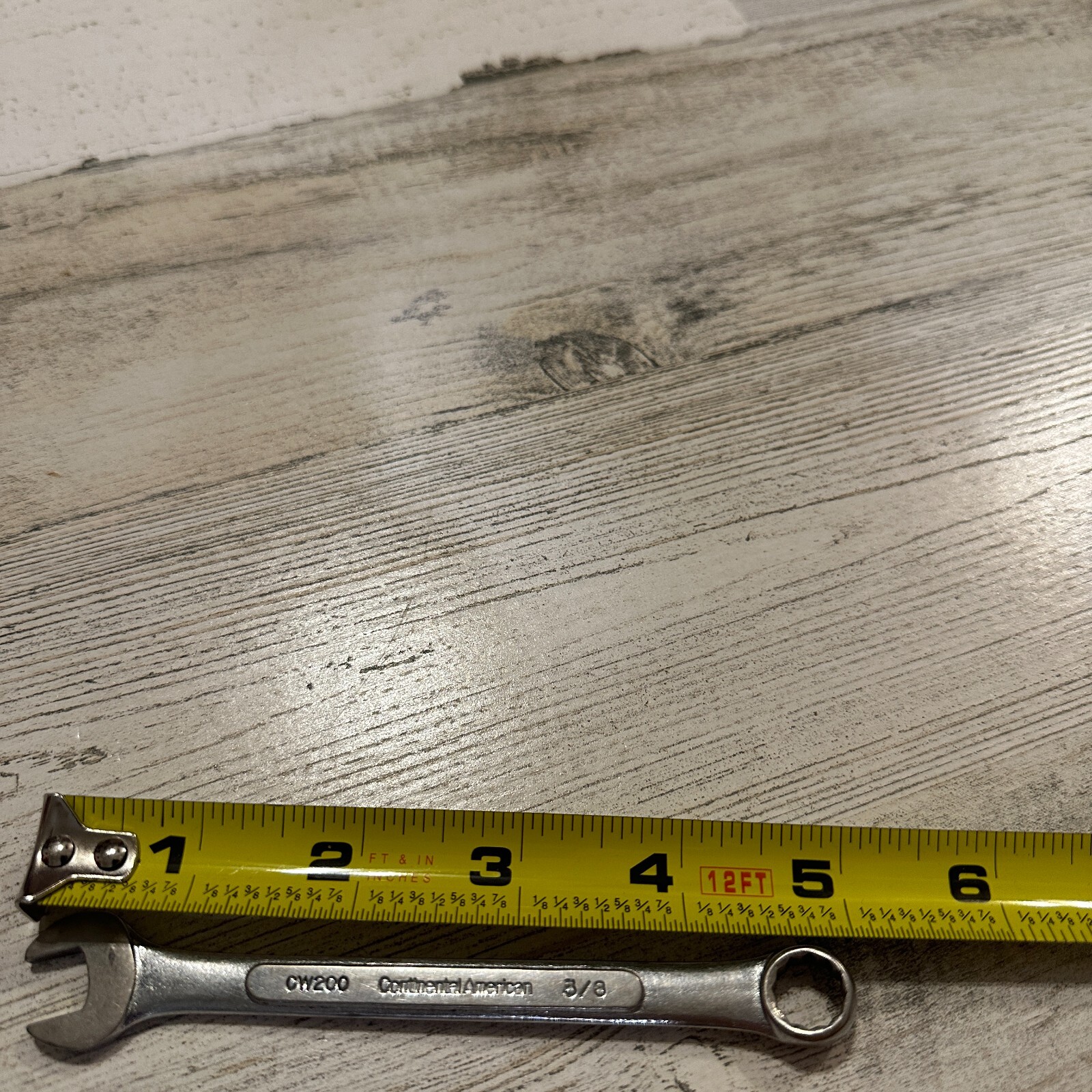 Continental American 3/8 Combination Wrench 12 Point CW200 Made in Japan 5″ Long