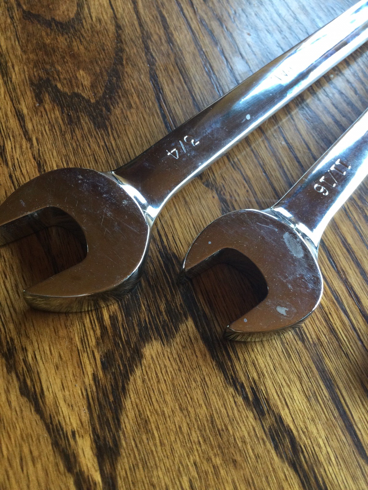 Craftsman Standard SAE Reversible Ratcheting Wrench Set USA Proto SK 5 16 ~3/4