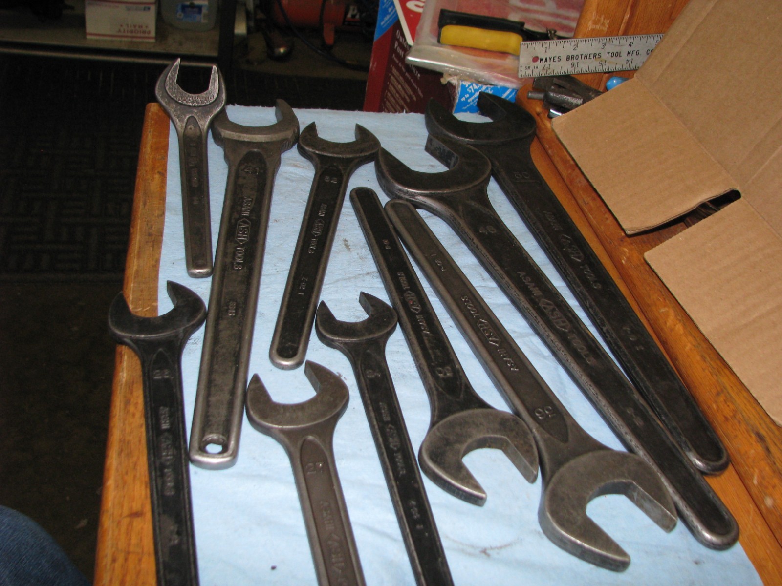 Large Metric Wrench lot 24mm-50mm Hydraulic Heavy equipment