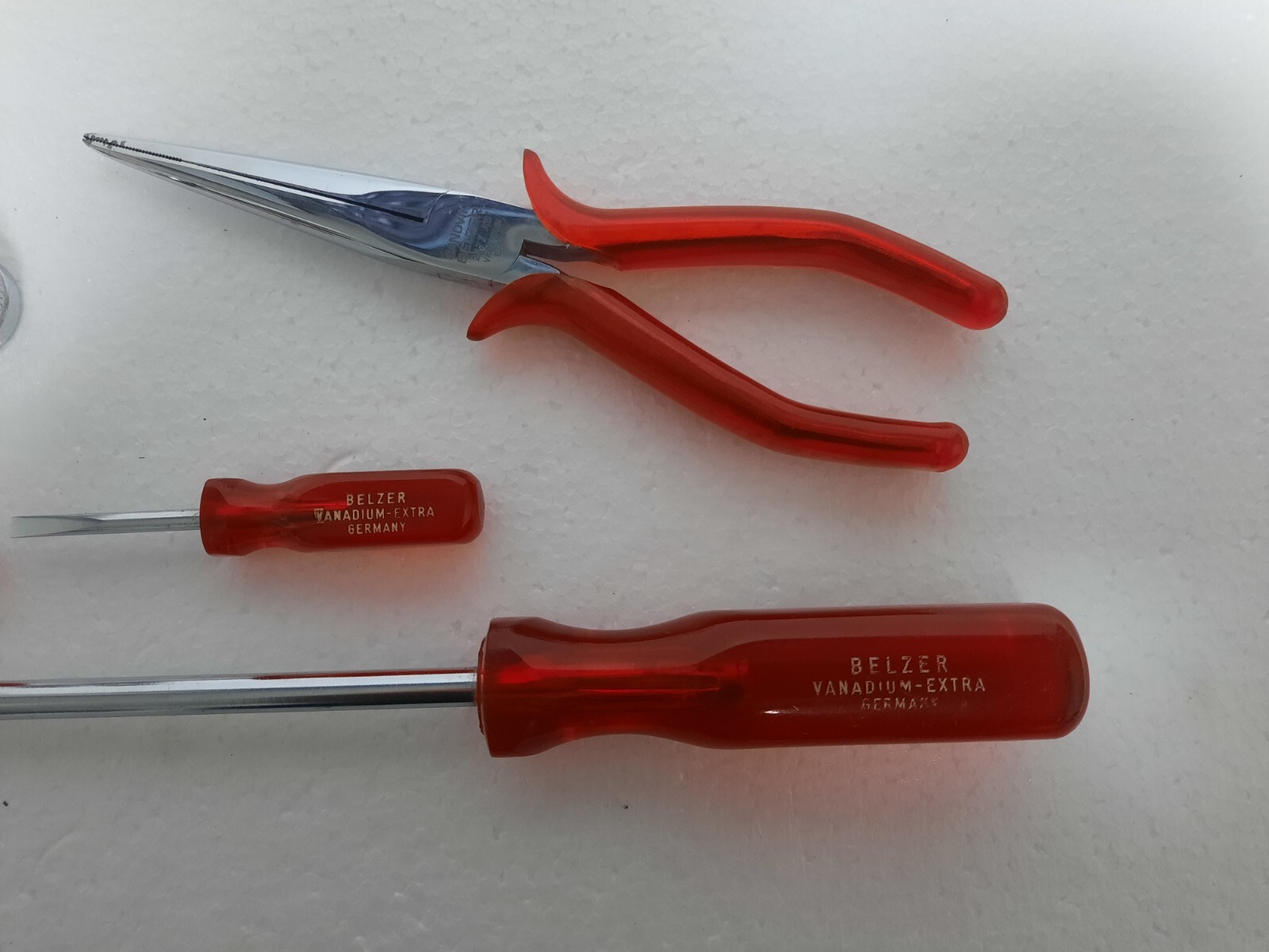 Belzer Long Nose Pliers Screwdrivers Nuts Bundle Industrial Quality Tool
