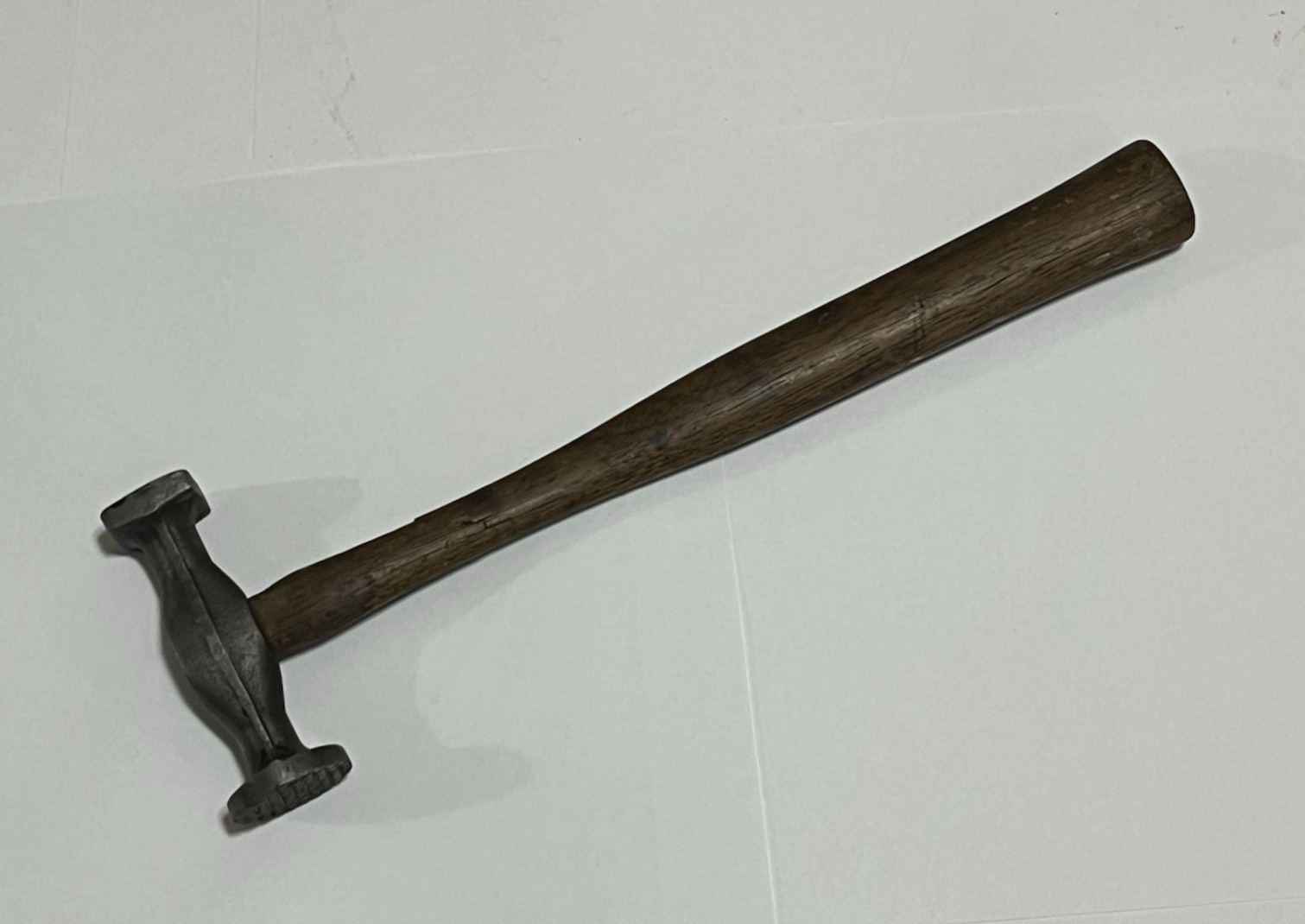 Vintage Shrinking Bumping Auto Body Repair Hammer Wood Handle
