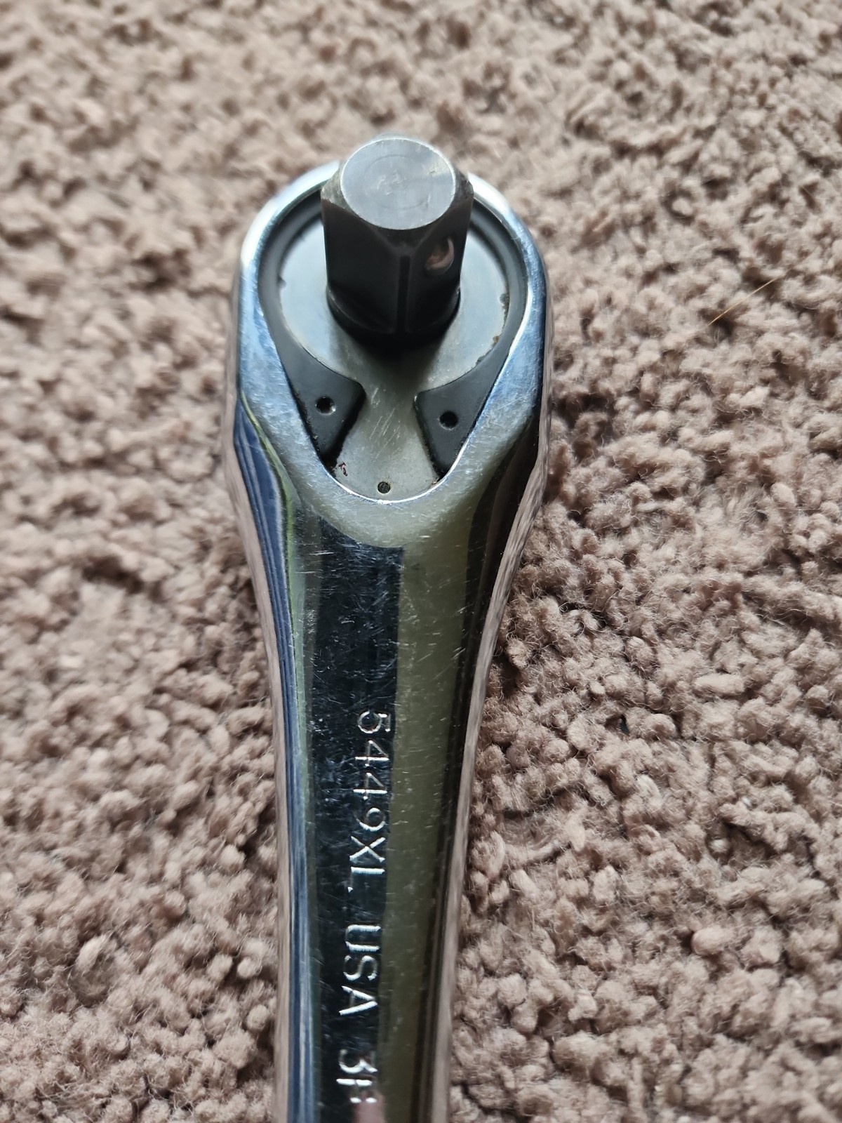 Proto 5449XL 3F 1/2″ Drive Premium Pear Head Ratchet 10-1/2″ Made In U.S.A