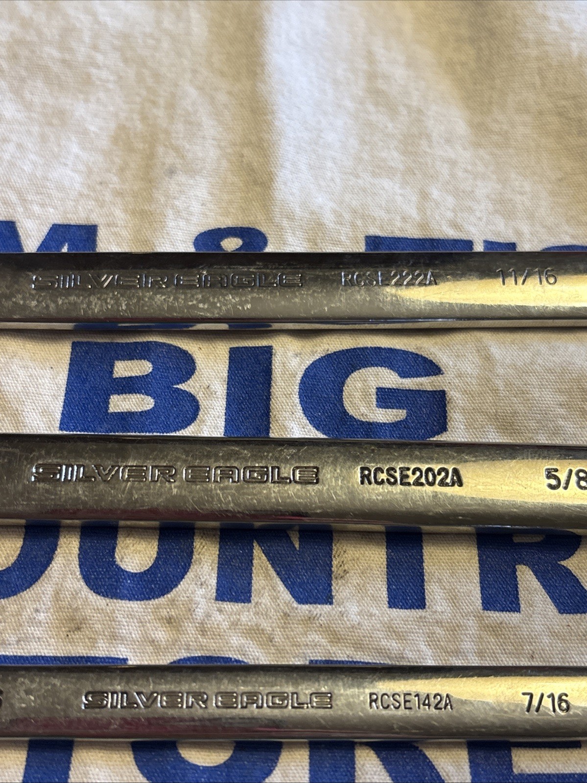 Silver Eagle 5pc SAE 12-Point Combination Wrench Set 5/16″ – 11/16″ RCSE