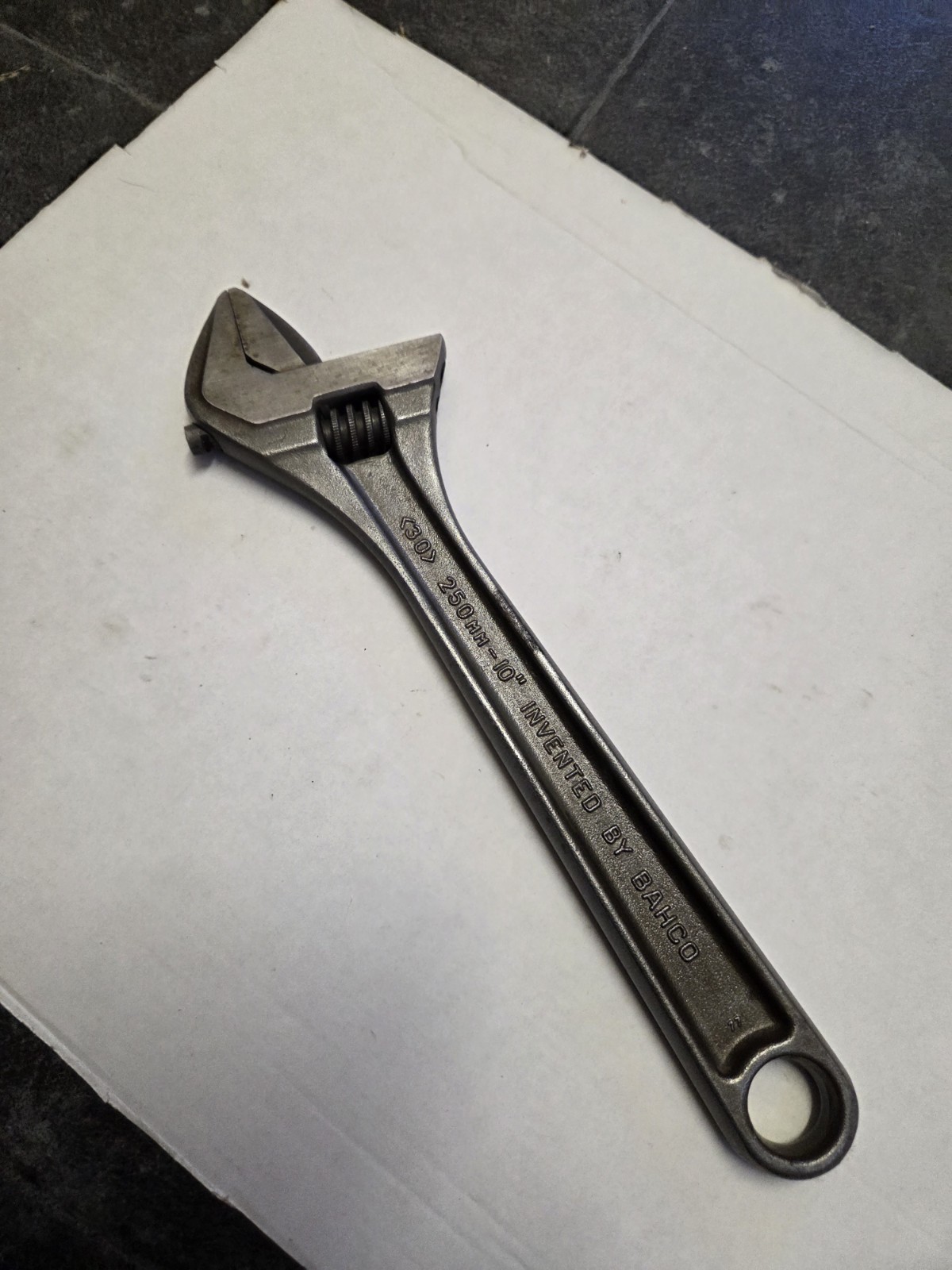 Bahco Ergo 8072 10″ 250mm Adjustable Spanner Wrench Made In Sweden (A)