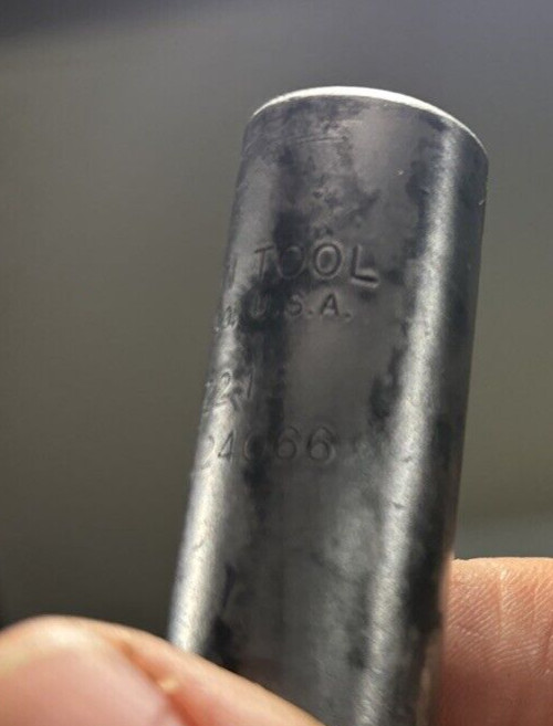 Snap On Socket Brown Impact Tools Chicago USA 1/2 MS2216 PAT RE 24062 Vtg USA