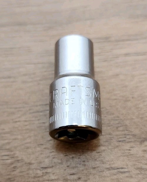 Craftsman USA 6mm Socket 6 Point 1/4″ Drive Inverted G2 43502