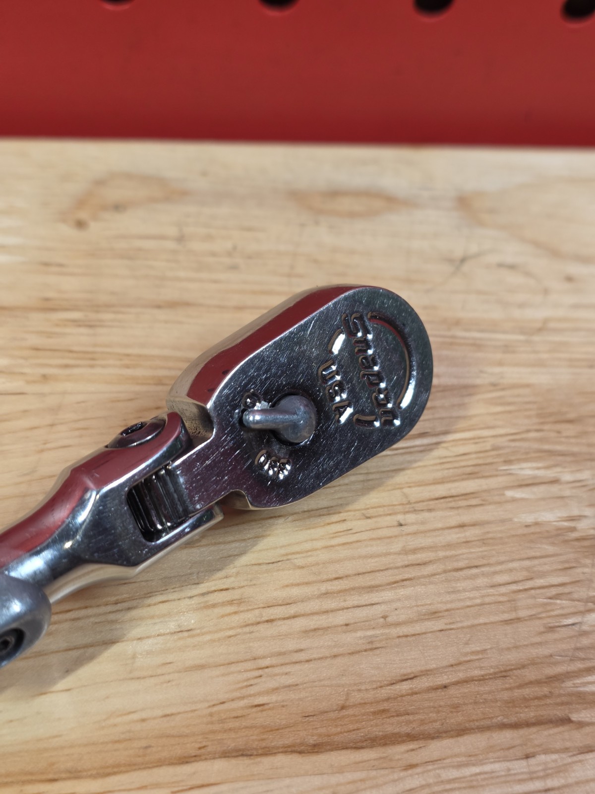 Snap-on THLX72 1/4″ Locking Flex Head Soft Grip Ratchet RED & Blue-Point Spinner