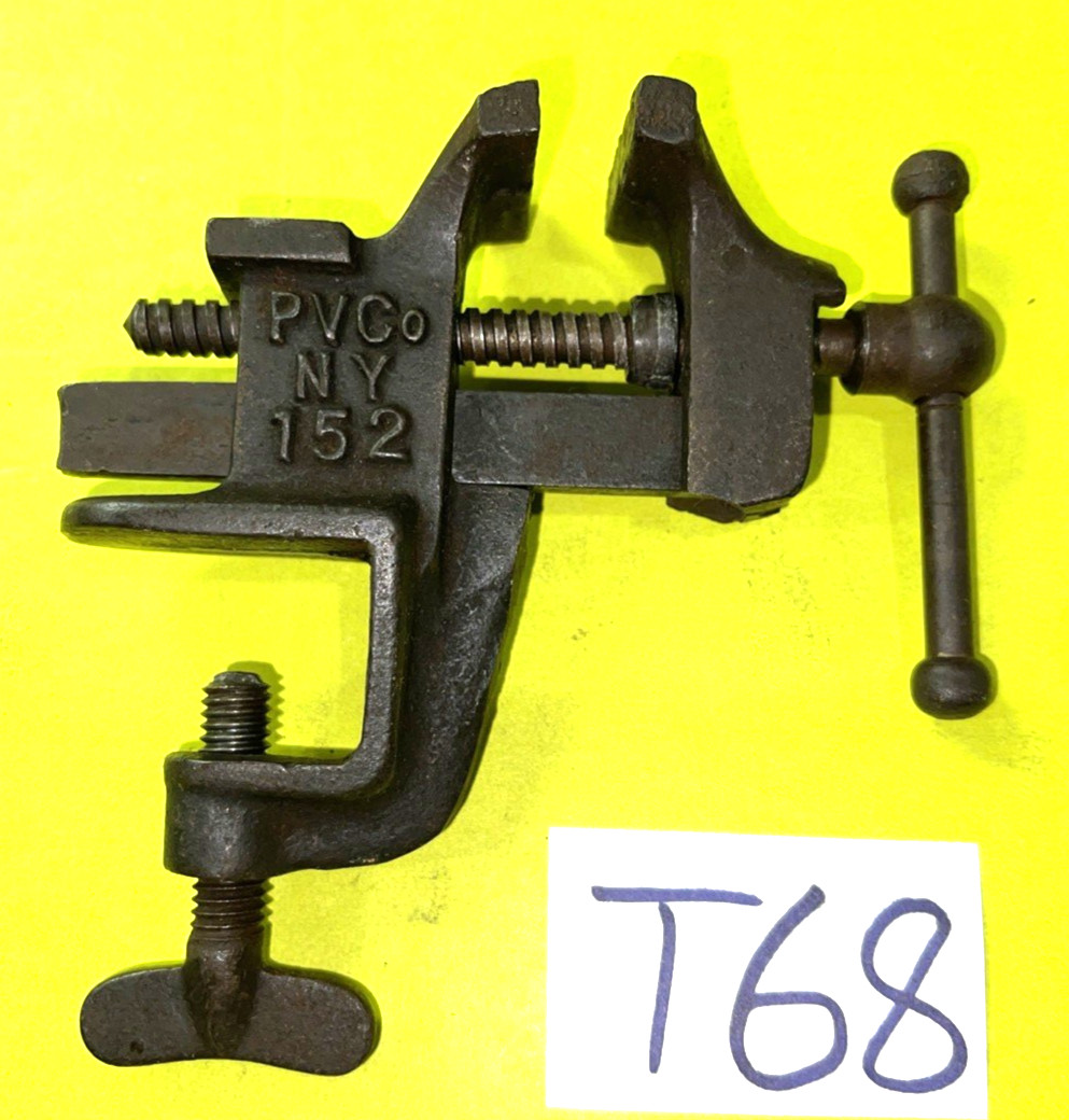 PV CO TOOL VINTAGE 154 VISE 1-1/2 INCHES WIDE JAW FREE SHIPPING IN THE US
