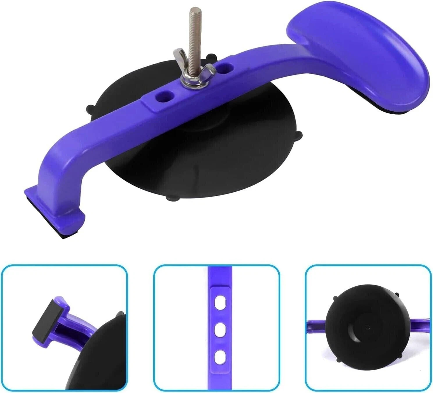 6PCS Suction Cup Clamps kit for Convertible Glass Windshield Repair Gluing