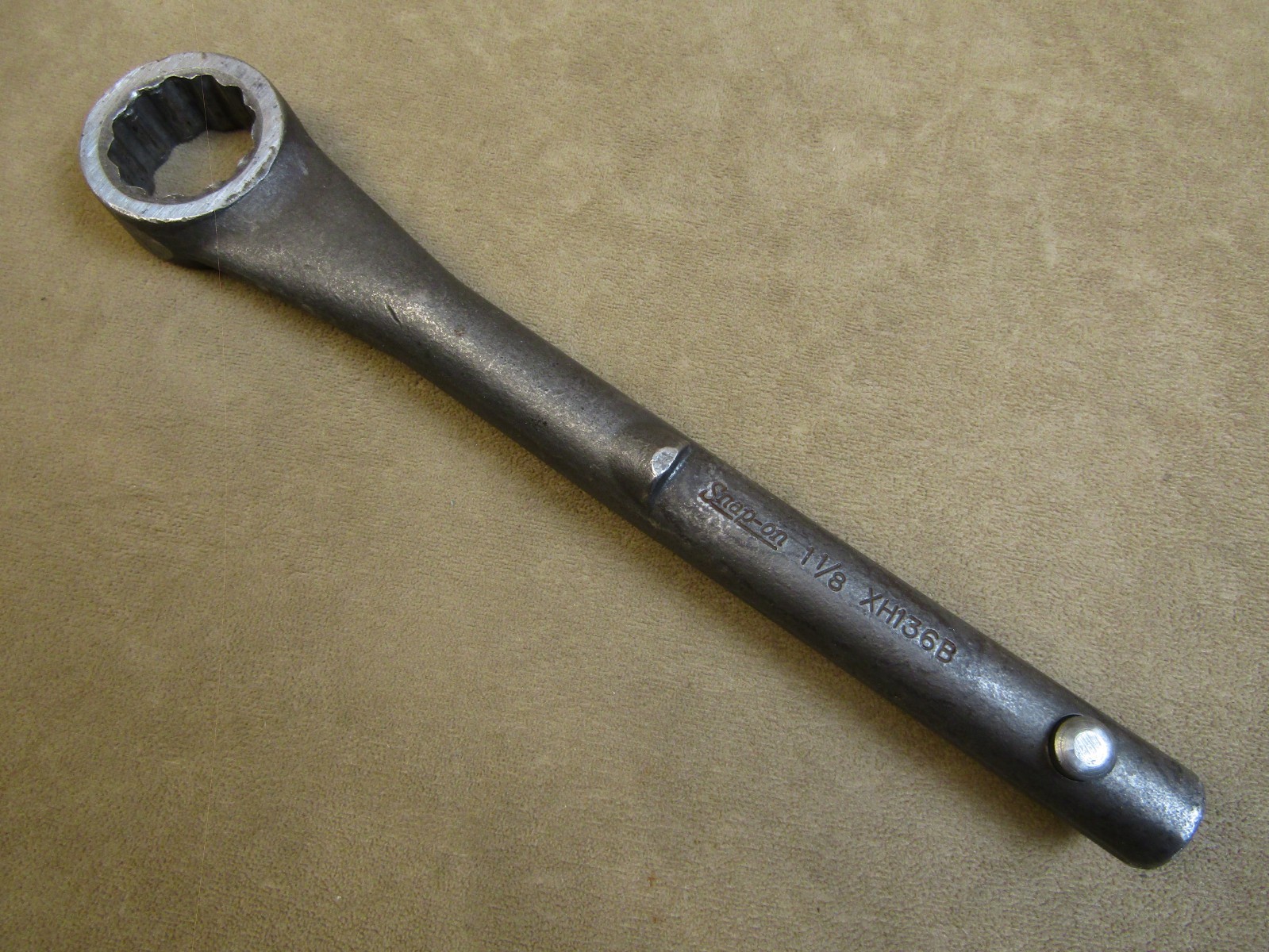 NICE! SNAP ON TOOLS NO.XH136B 1-1/8″ SAE TUBULAR BOX END EXTENSION BAR WRENCH