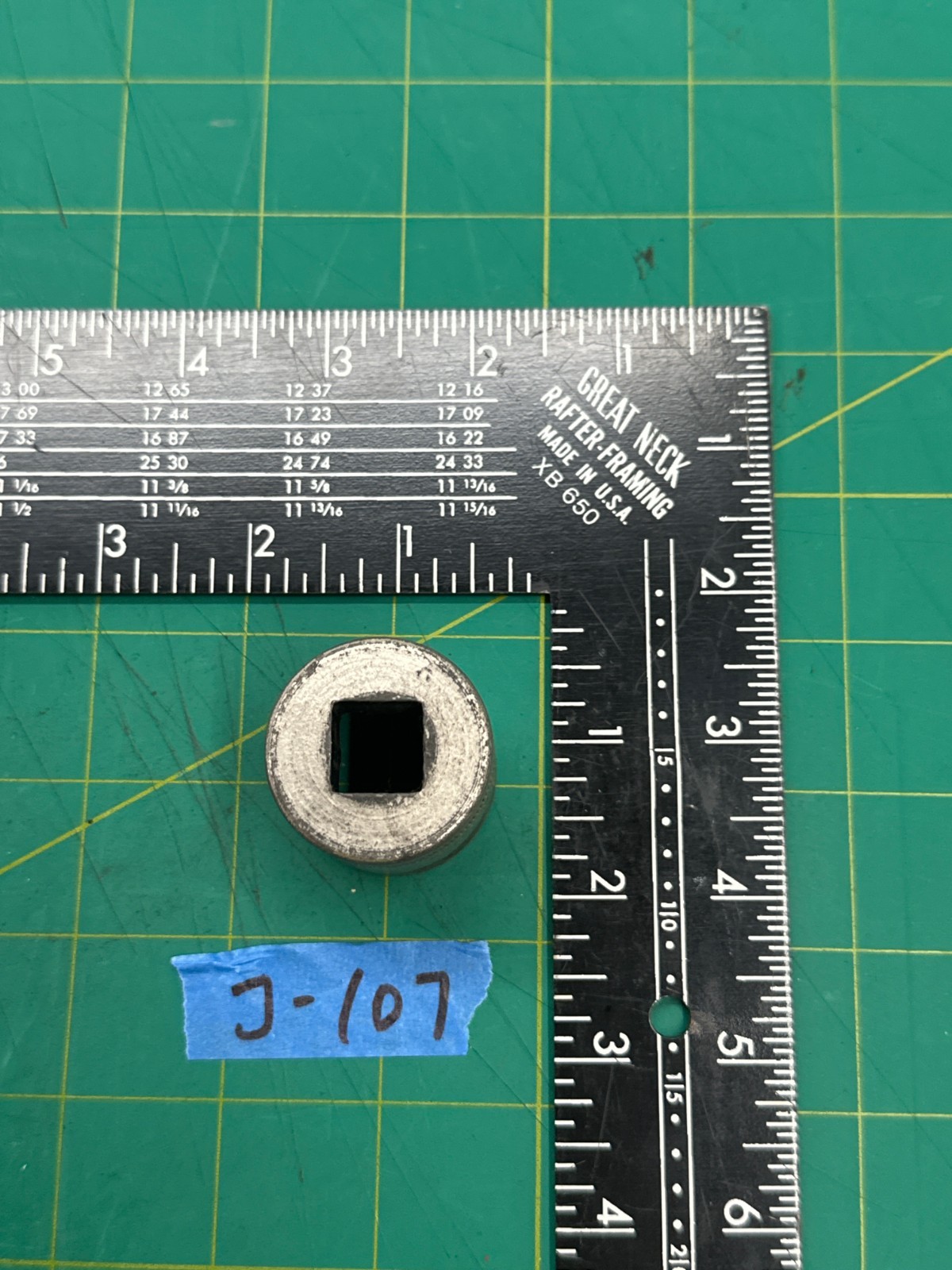 Vintage Snap-on SW-320 Pat 1″ Deep Socket 12 Point 1/2″ Drive, Made In USA