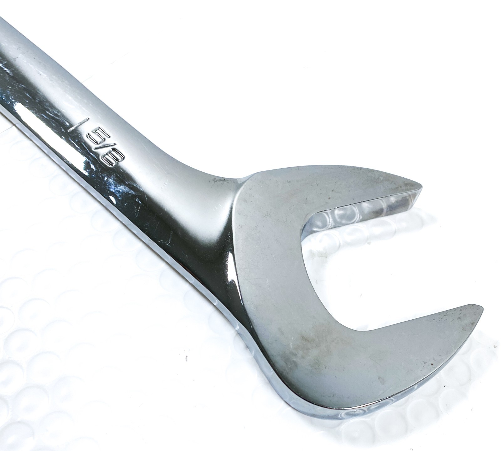 Snap-On Tools VS52B 1-5/8″ SAE 4 Way Open-End Angle Head Chrome Wrench USA Made