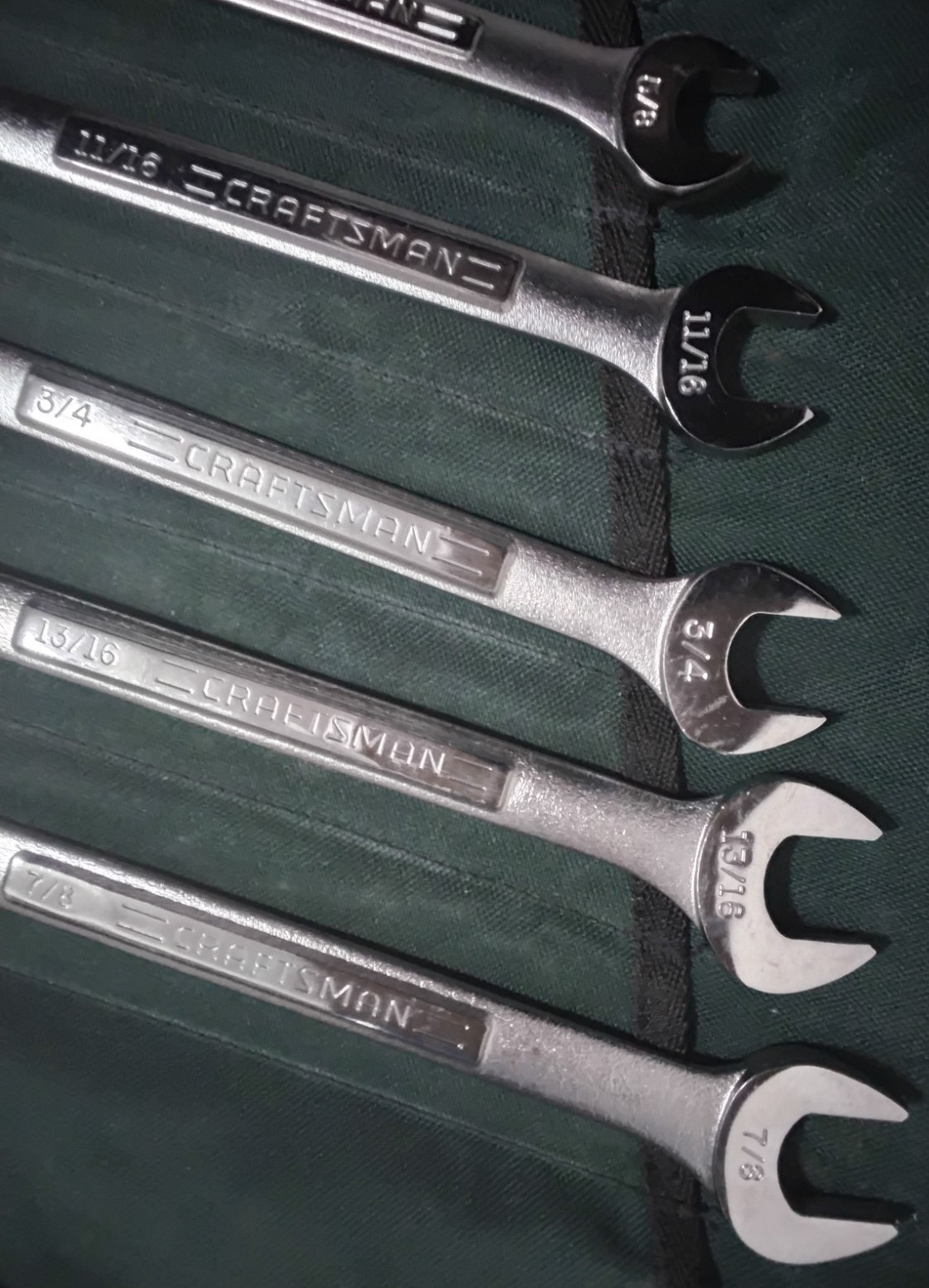 Craftsman 12pc SAE 6 PointCombination Wrench Set USA 1/4-7/8″