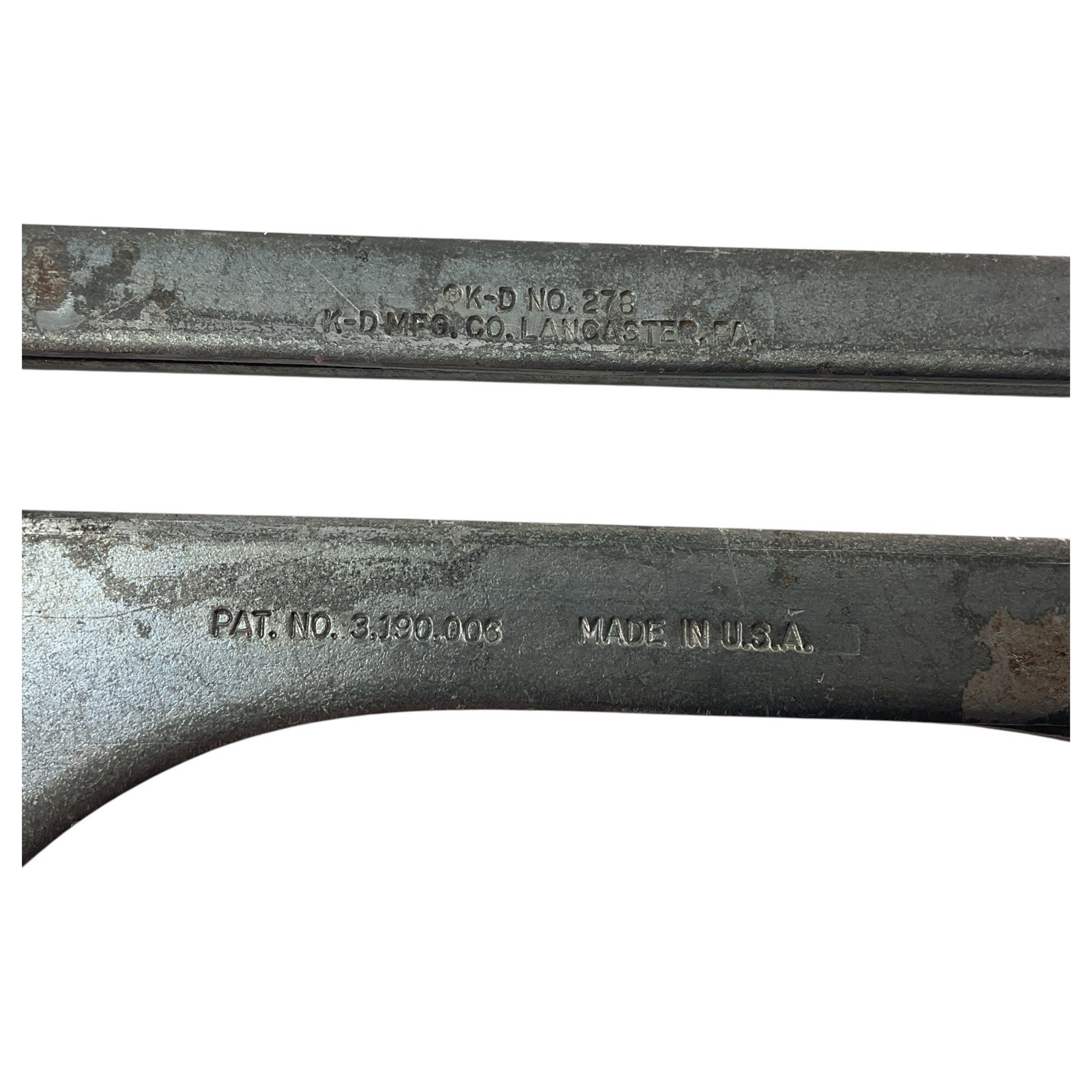 K-D Tools Brake Drum Gauge 278 Adjustable ID OD Caliper Locking Ruler USA Tool