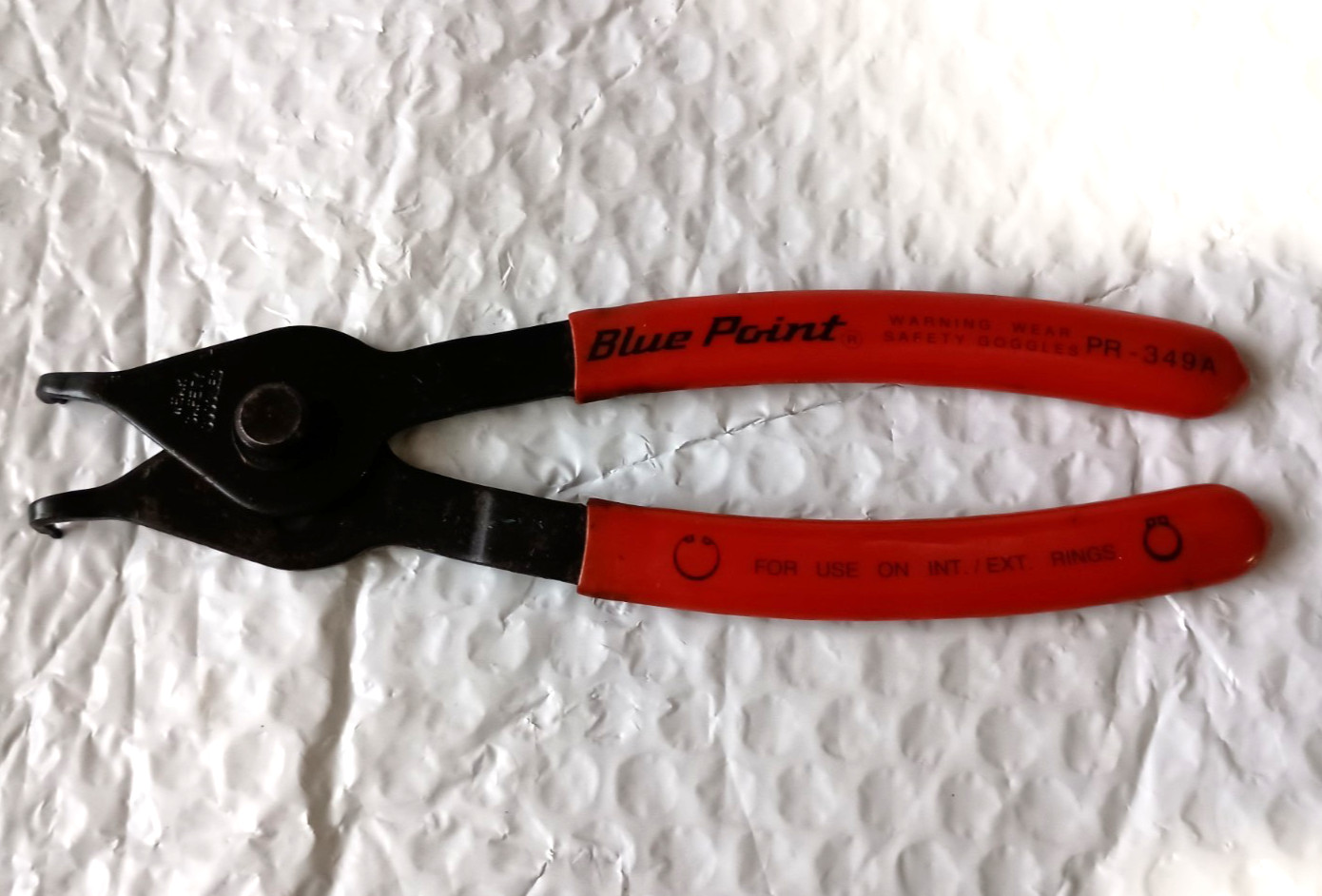 BLUE POINT TOOLS USA PR-349A, SNAP RING PLIERS, 7.3″ LONG.