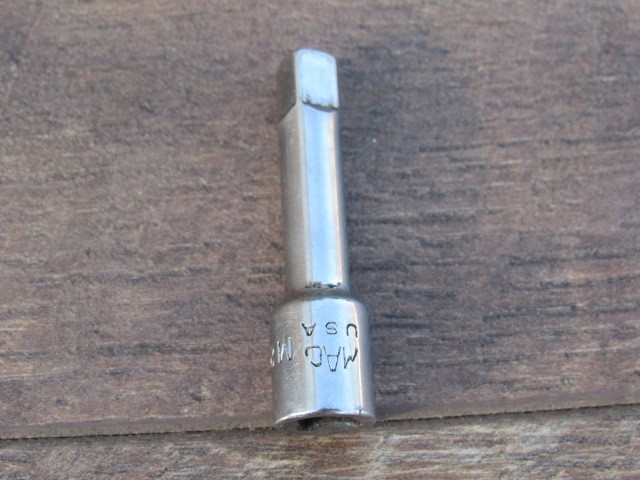 MAC TOOLS M2E 1/4″ DRIVE 2″ EXTENSION M2 E 2 INCH CHROME EXT NICE USED