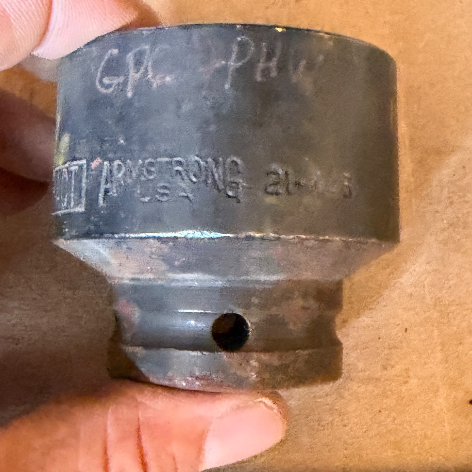 Armstrong 21-446 1-7/16″ Shallow Impact Socket 1/2″ Drive 8 pt USA