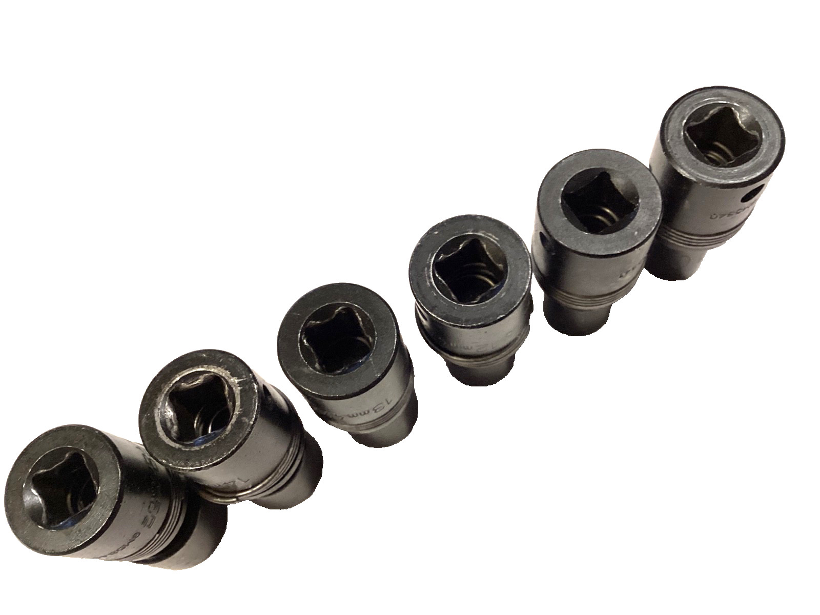 Power Torque 6 Piece Metric 6 Point Shallow Universal Socket Set 10MM-16MM NICE