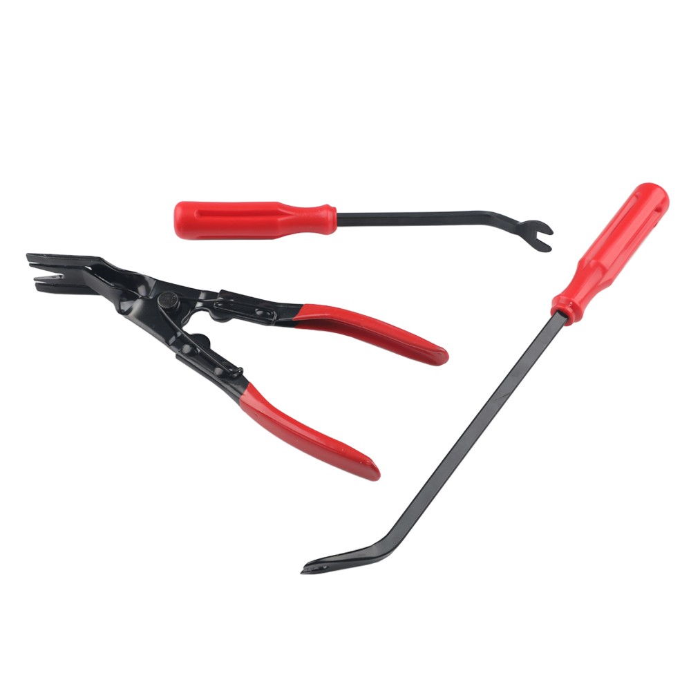8PCS Car Trim Clip Upholstery Removal Tool Door Panel Fastener Pin Pliers Puller