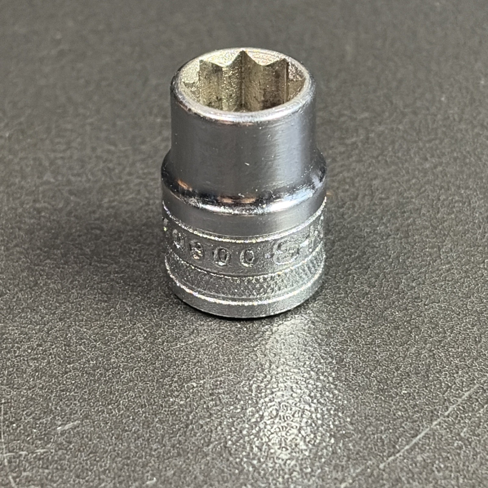 S-K 40900 5/16” Knurled Socket 8-Point Double Square, 1/4″ Drive