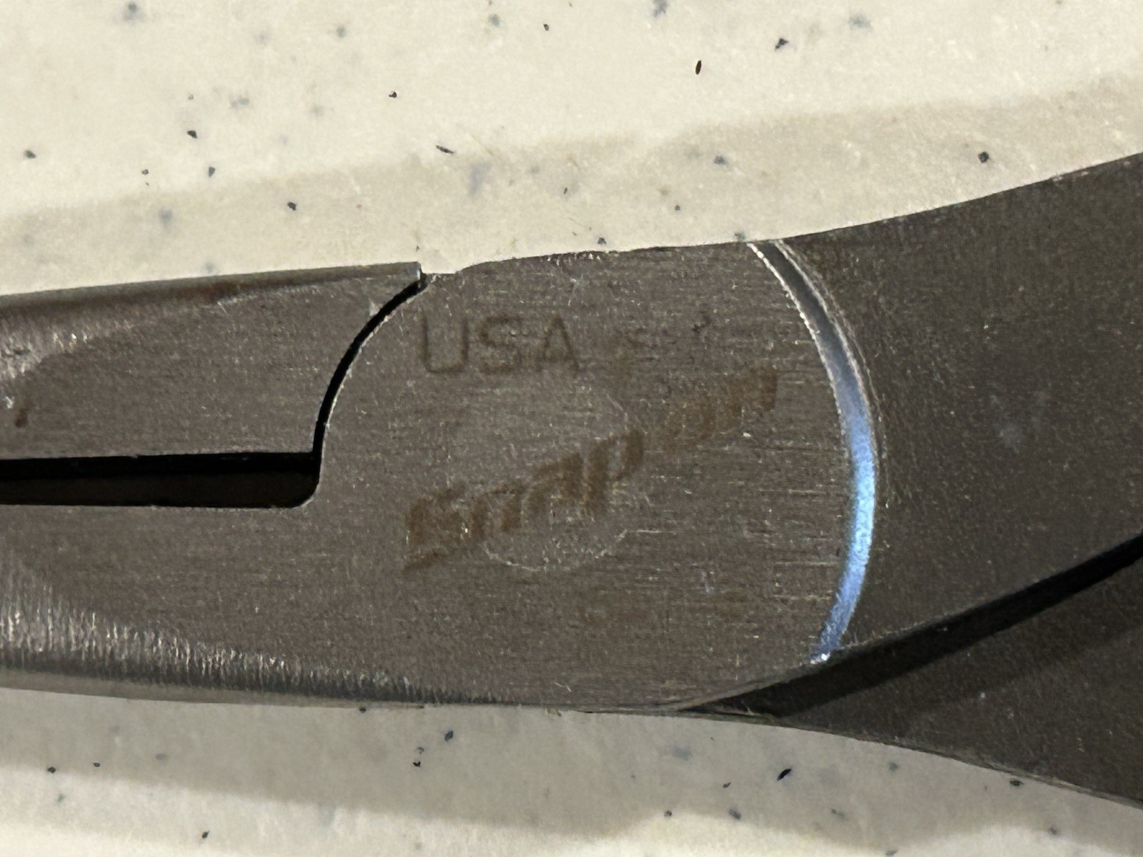NOS. Snap On 8″ Needle Nose Pliers Red Soft Grip Handle 96CF USA