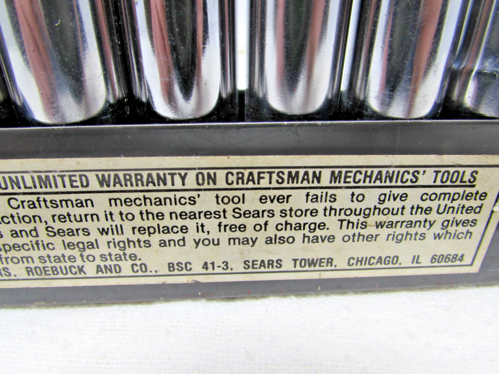 9 Craftsman USA 3/8″ Drive Deep 6 Point Metric Sockets 9mm-19mm Size -V- Era