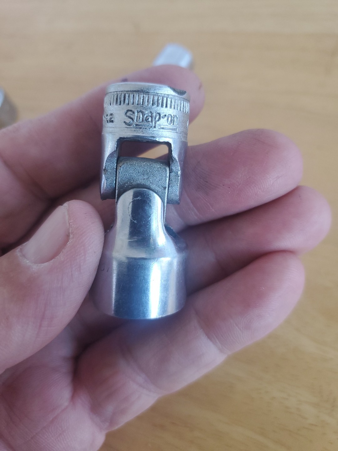 3 Snap On 3/8″DR Swivel Socket Adapters 12pt 11/16″FU22 5/8″F20 7/16″F14 USA