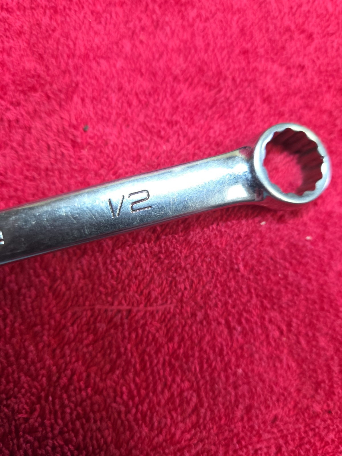 Snap On 1/2” Flank Drive Combination Wrench SAE SOEX16 Made In USA