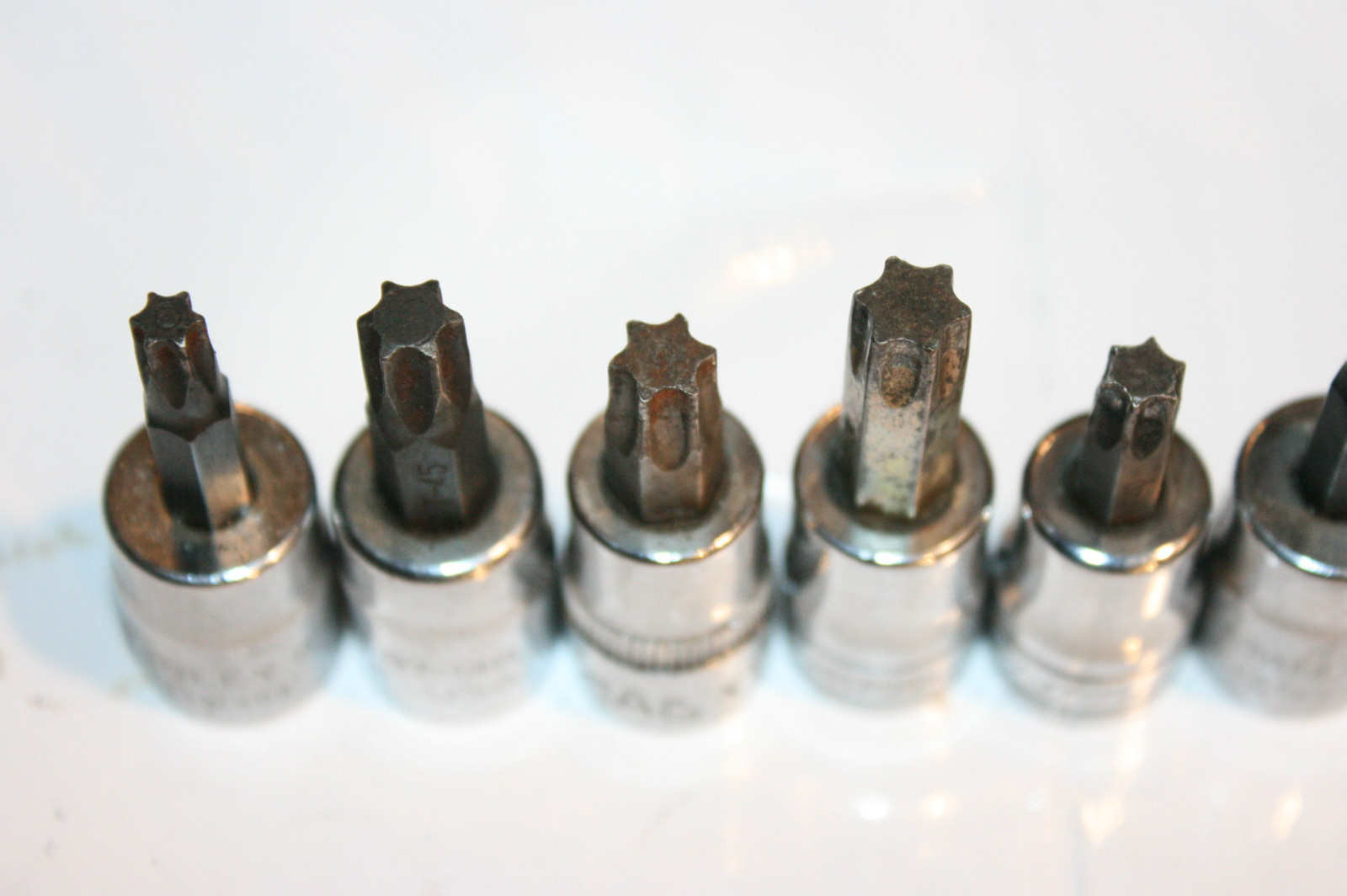 SNAP-ON TOOLS MAC STANLEY 3/8″ DRIVE TORX DRIVER SOCKET SET 8pc USA