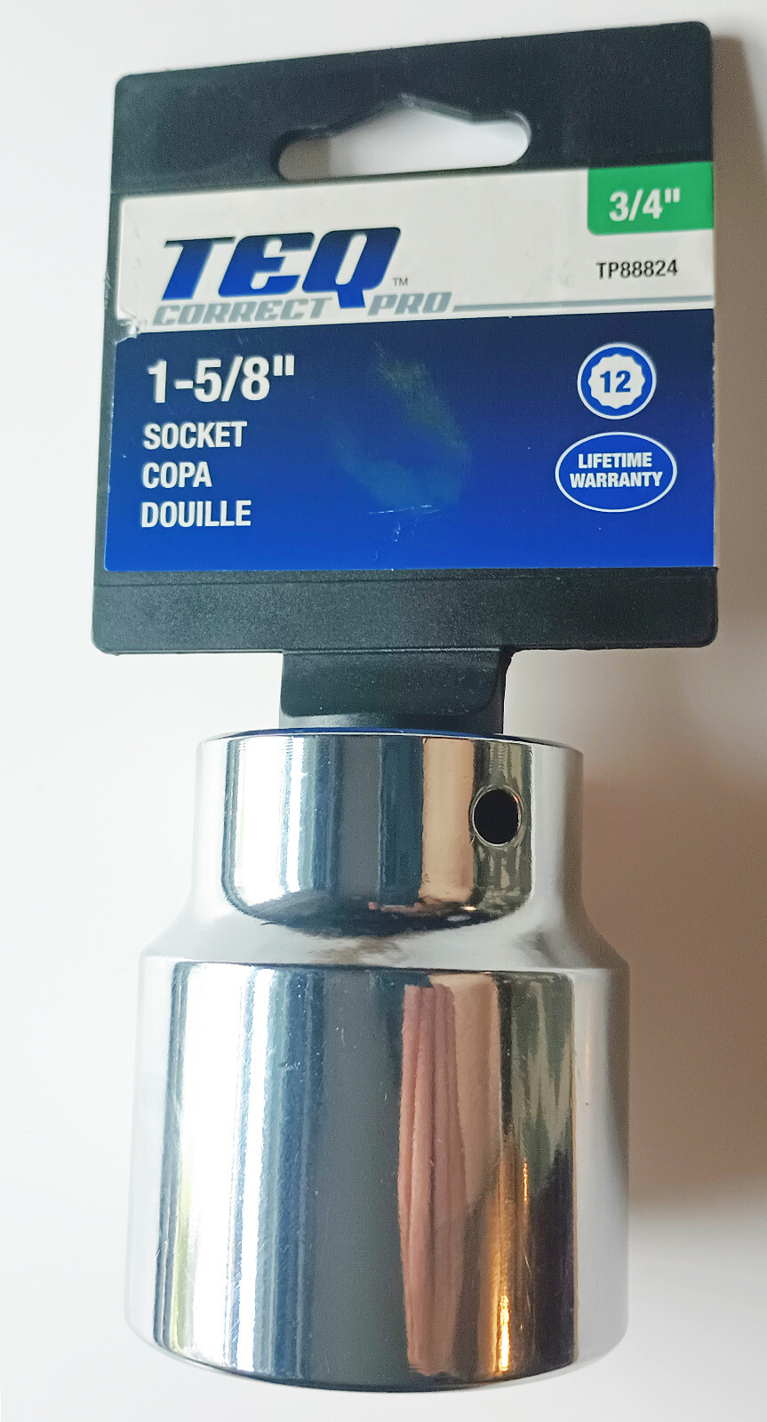 TEQ Correct PRO 1-5/8″ – 3/4″ Drive 12pt Point Socket
