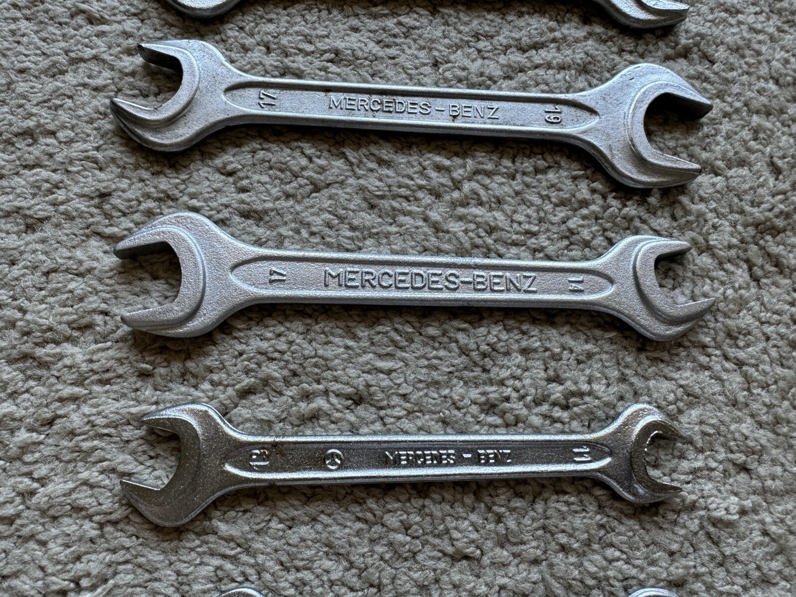 80s Mercedes Benz West German Tool Kit W123 Eclas Wrench 17 13 10 19 Unior Heyco