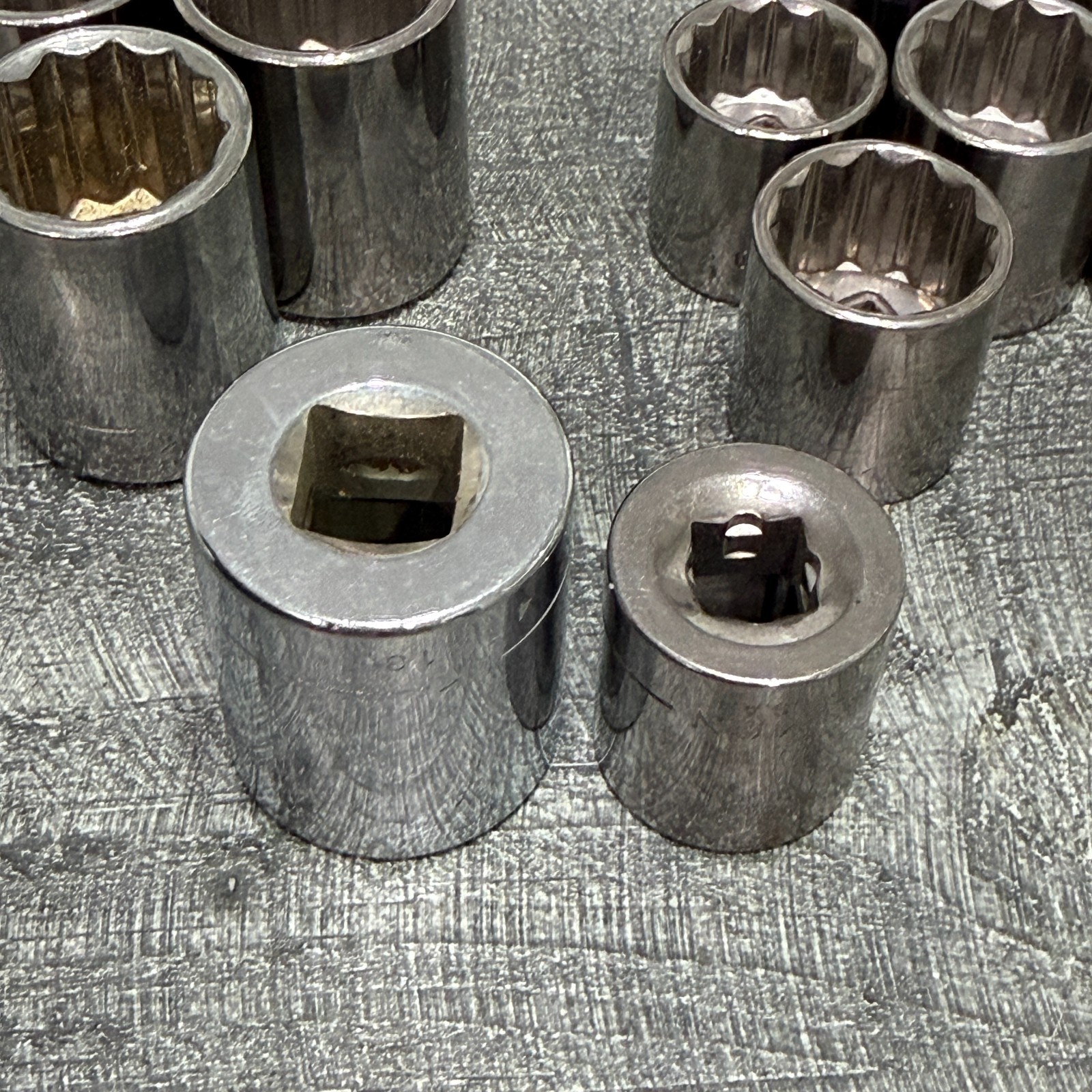 Craftsman G Series USA Mixed Sockets Lot – See Description