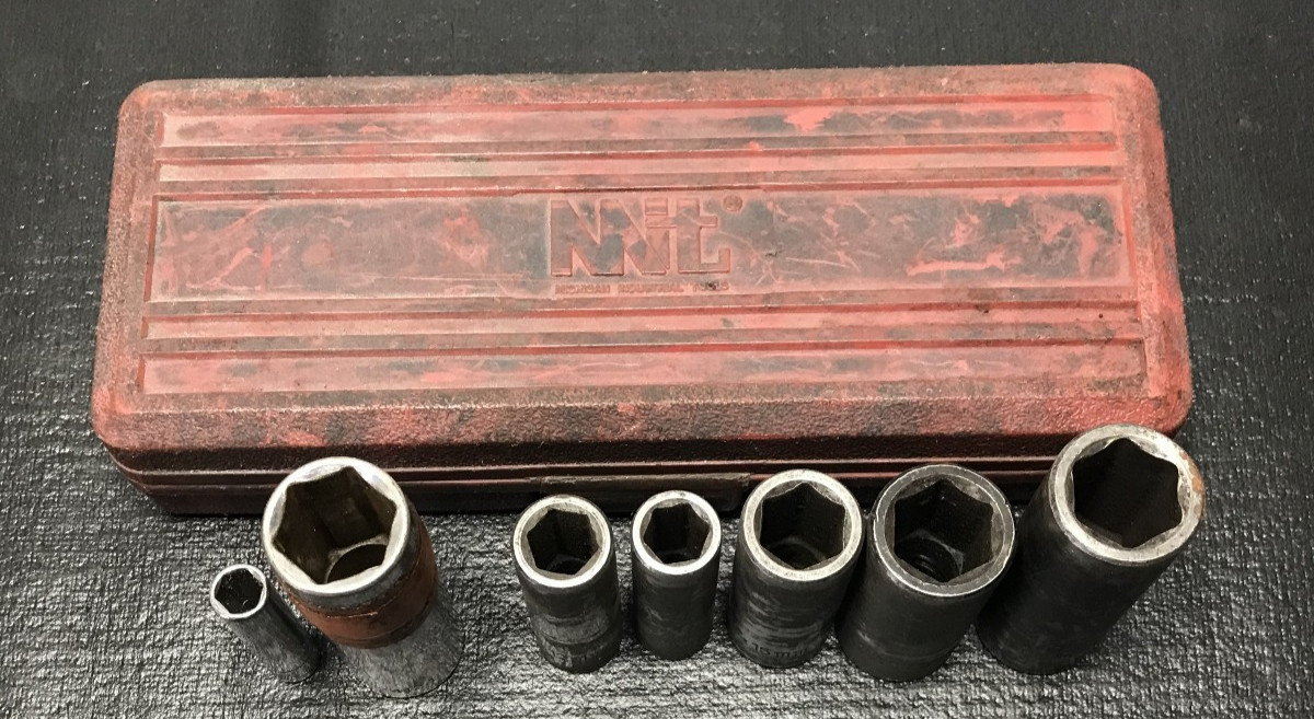 MIT Michigan Industrial Tools Chrome Vanadium 3/8″ 1/2″ Drive Sockets LOT