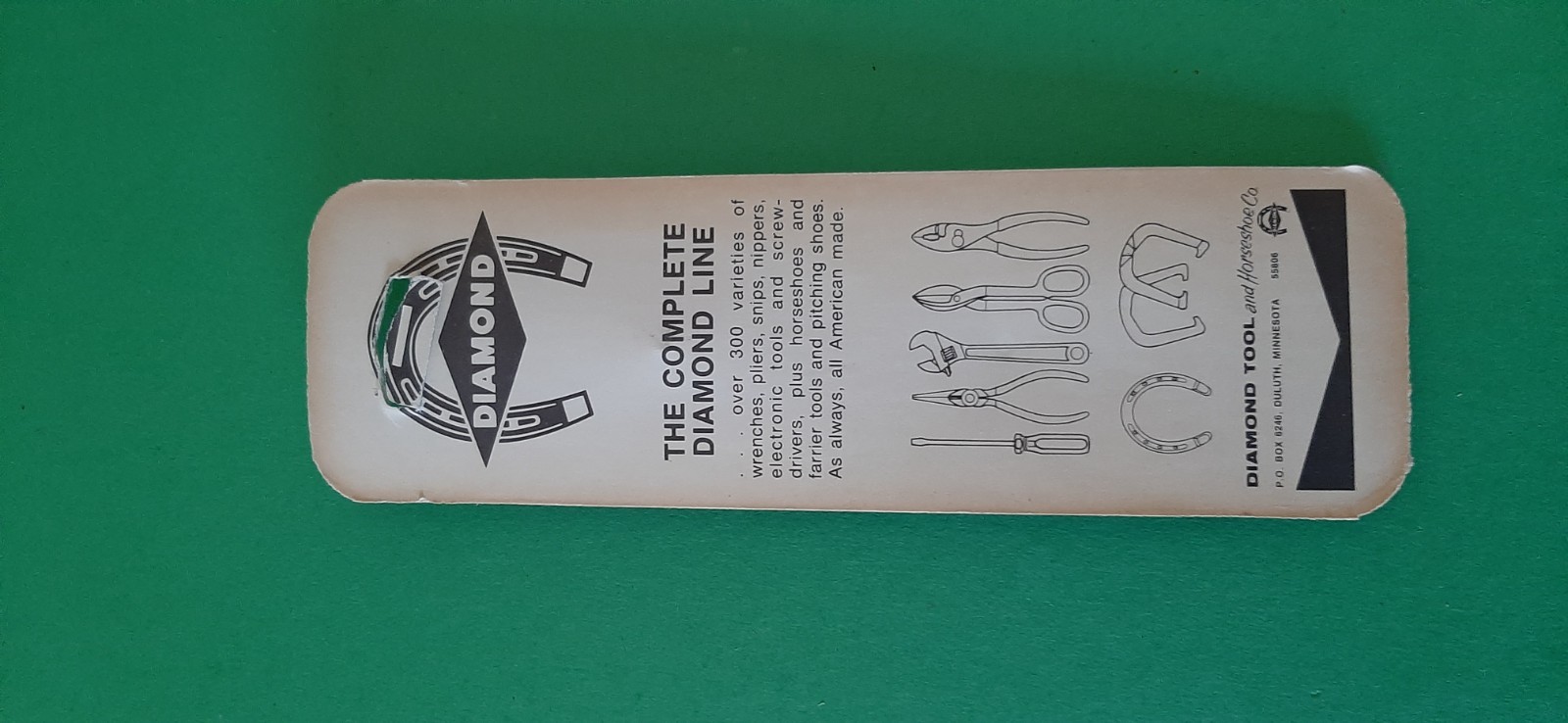 NOS Diamond Horseshoe 5″ Regular Nose w/ Cutter Slip Joint Pliers K15 K15H READ