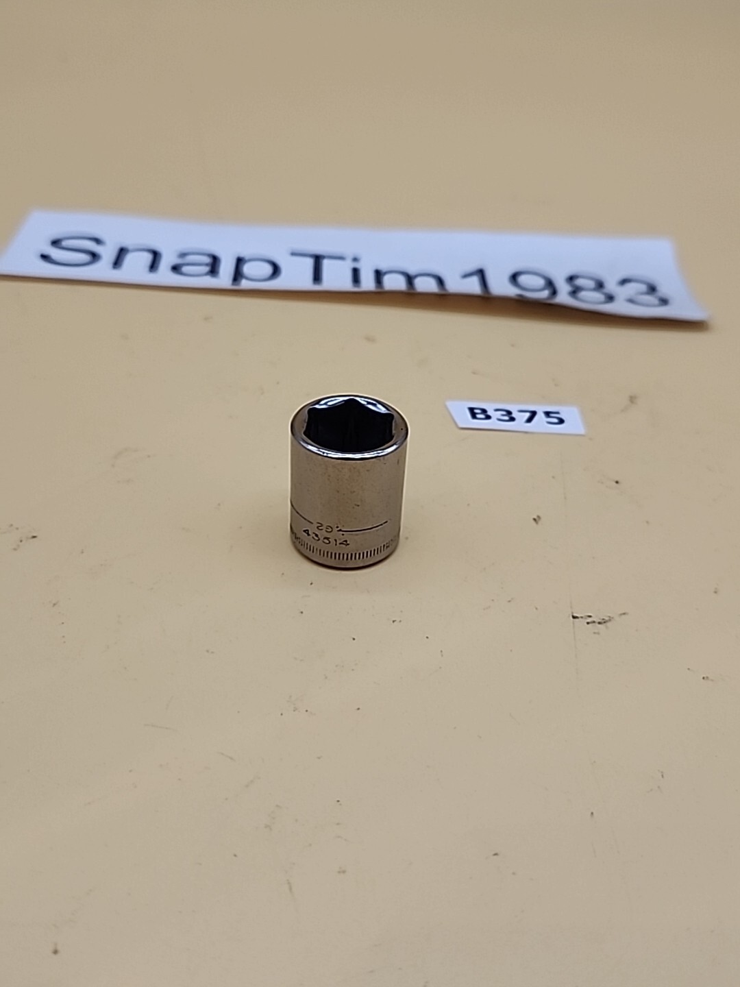 Craftsman 13mm 6 Point 1/4″ Drive Shallow Socket G2-43514 USA