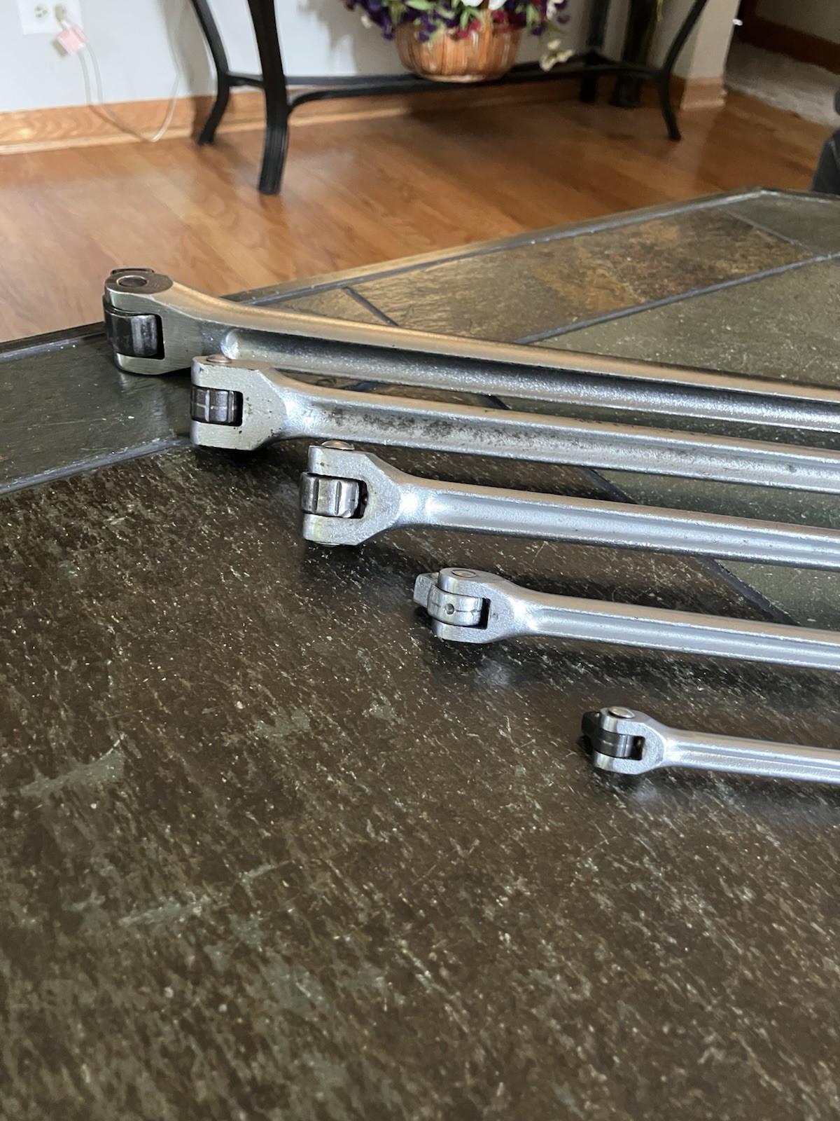 Craftsman 5 Piece Breaker Bar Set 1/4” 3/8” 1/2” & 1/2” Long, 3/4” / USA