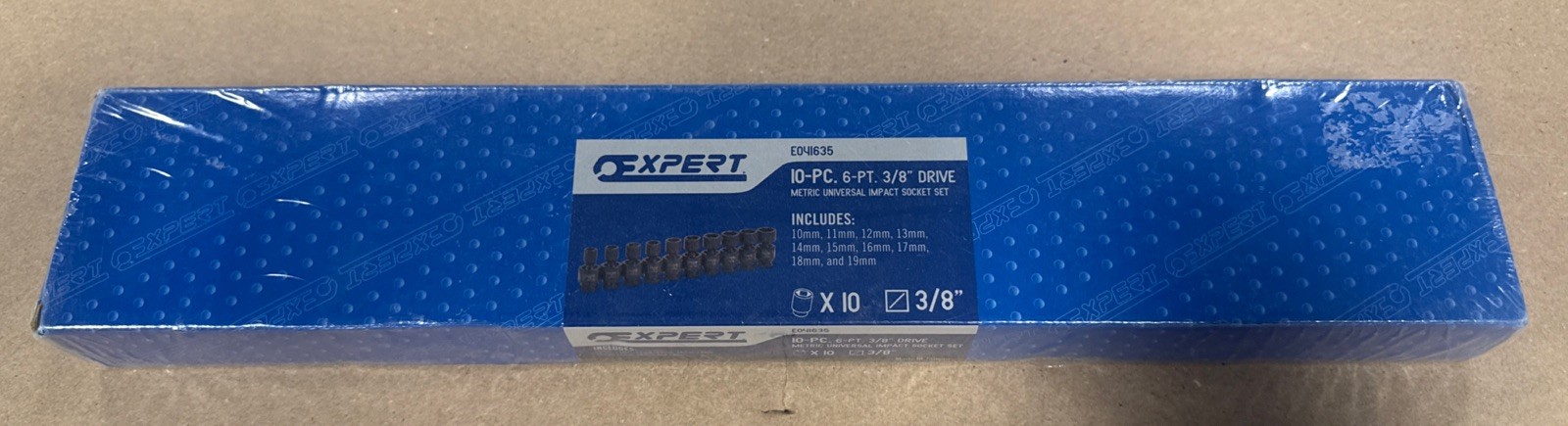 Expert 10pc 3/8″ Drive Metric Universal Impact Socket Set 6pt E041635 NEW