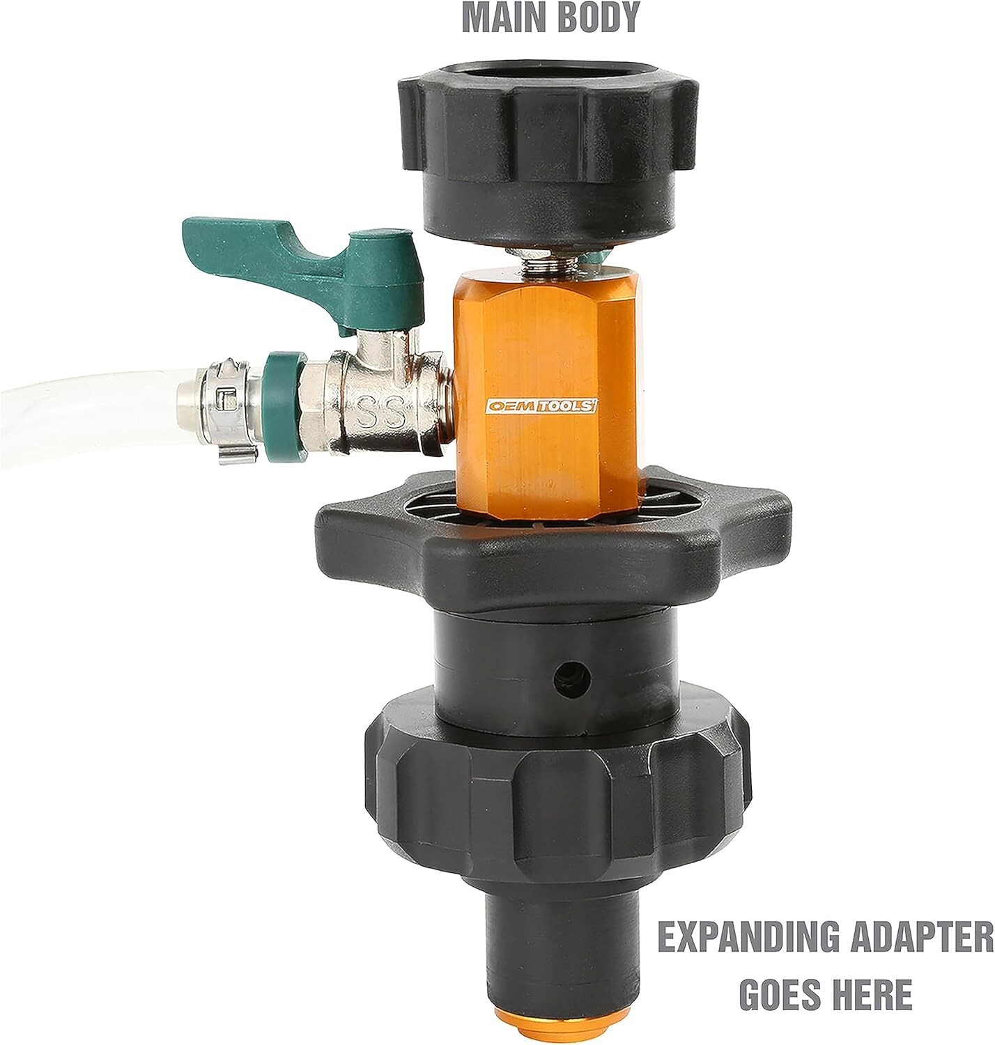 Multipurpose 24444 Cooling System Refiller Tool with Durable Case & Adaptability