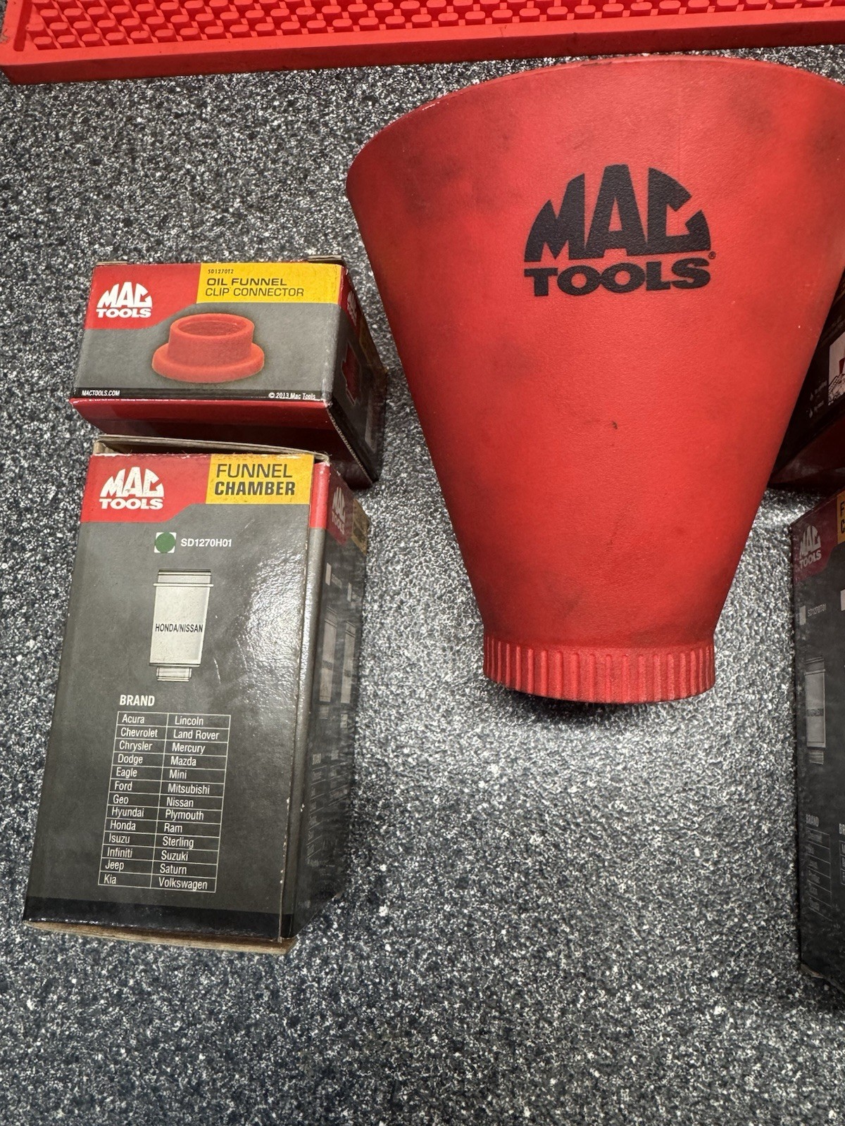 MAC TOOLS SD1270S8 8 PIECE OIL FUNNEL SET FREE SHIPPING