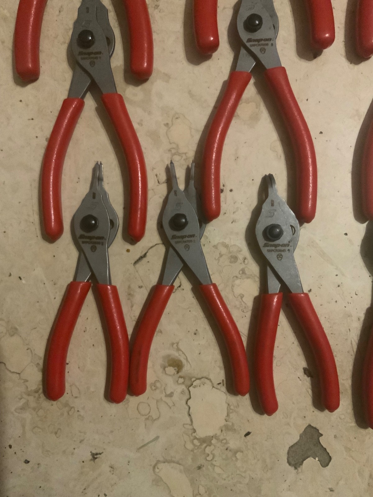Snap-on Tools 12pc Master Snap Ring Pliers Set SRPCR112