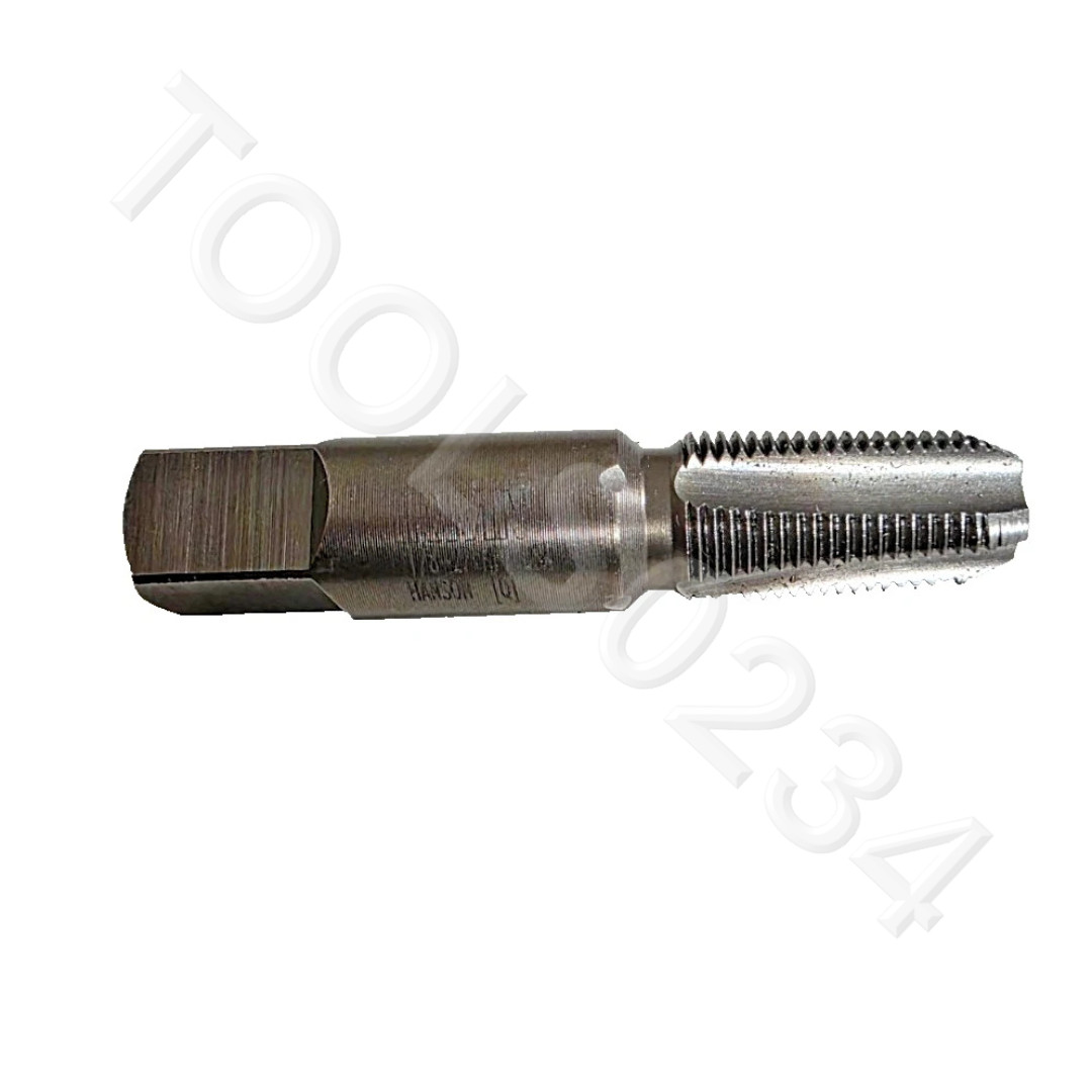 1/8 -27 NPT Taper Pipe Tap W/ LTR R Drill Bit Irwin 1902 ZR USA Cleaning Cutting