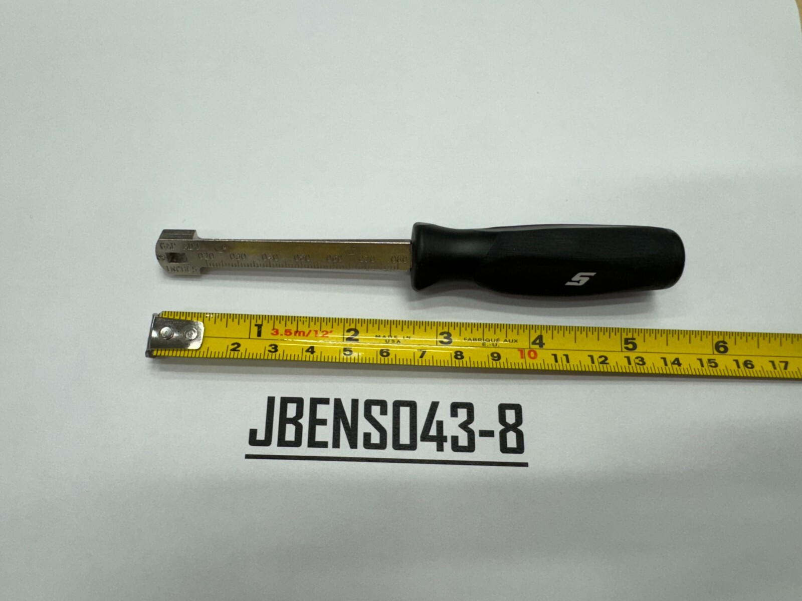 Snap-on Tools USA NEW BLACK Soft Grip Spark Plug Ramp Gauge FBP2BLK