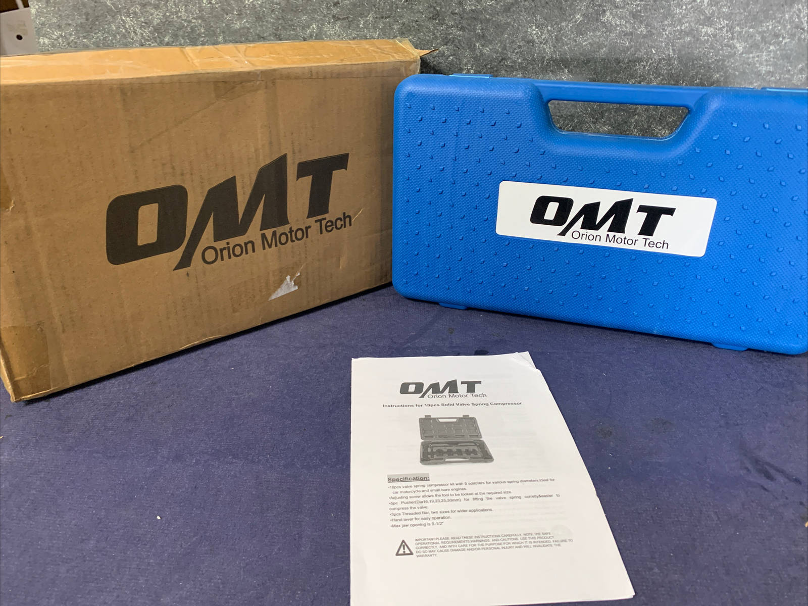 Orion Motor Tech – OMT Valve Spring Compressor | 10 Piece Spring Clamp Tool Kit