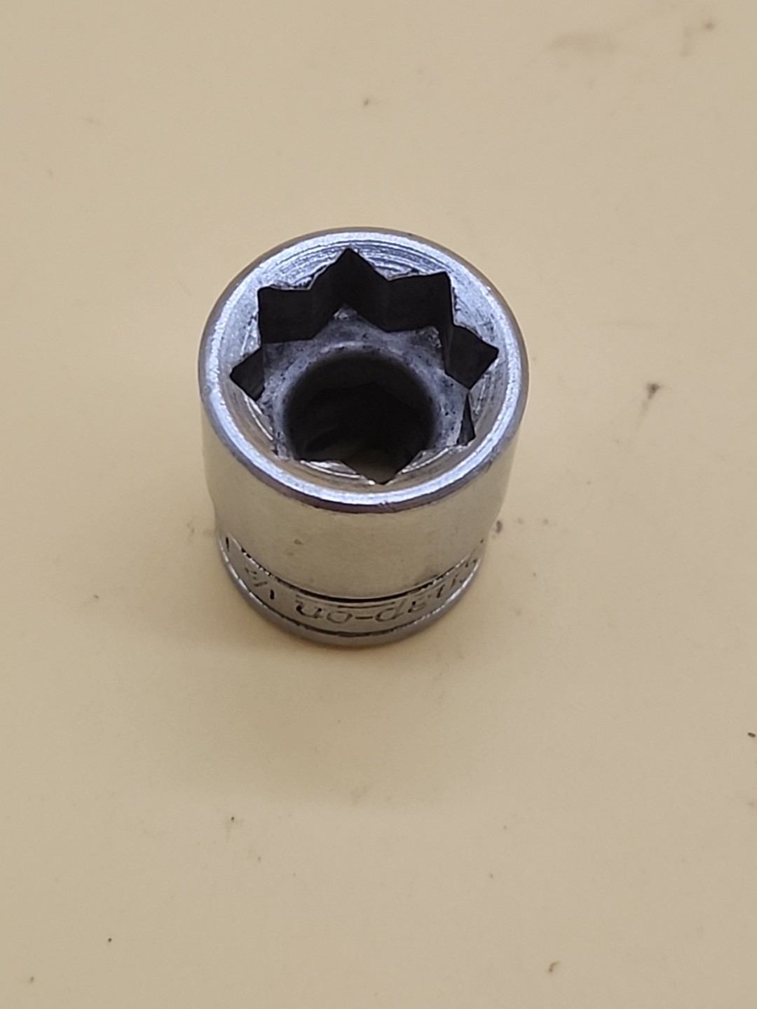 Snap-on Tools 3/8″ Drive 1/2 8 Pt Double Square Chrome Socket F-316 USA