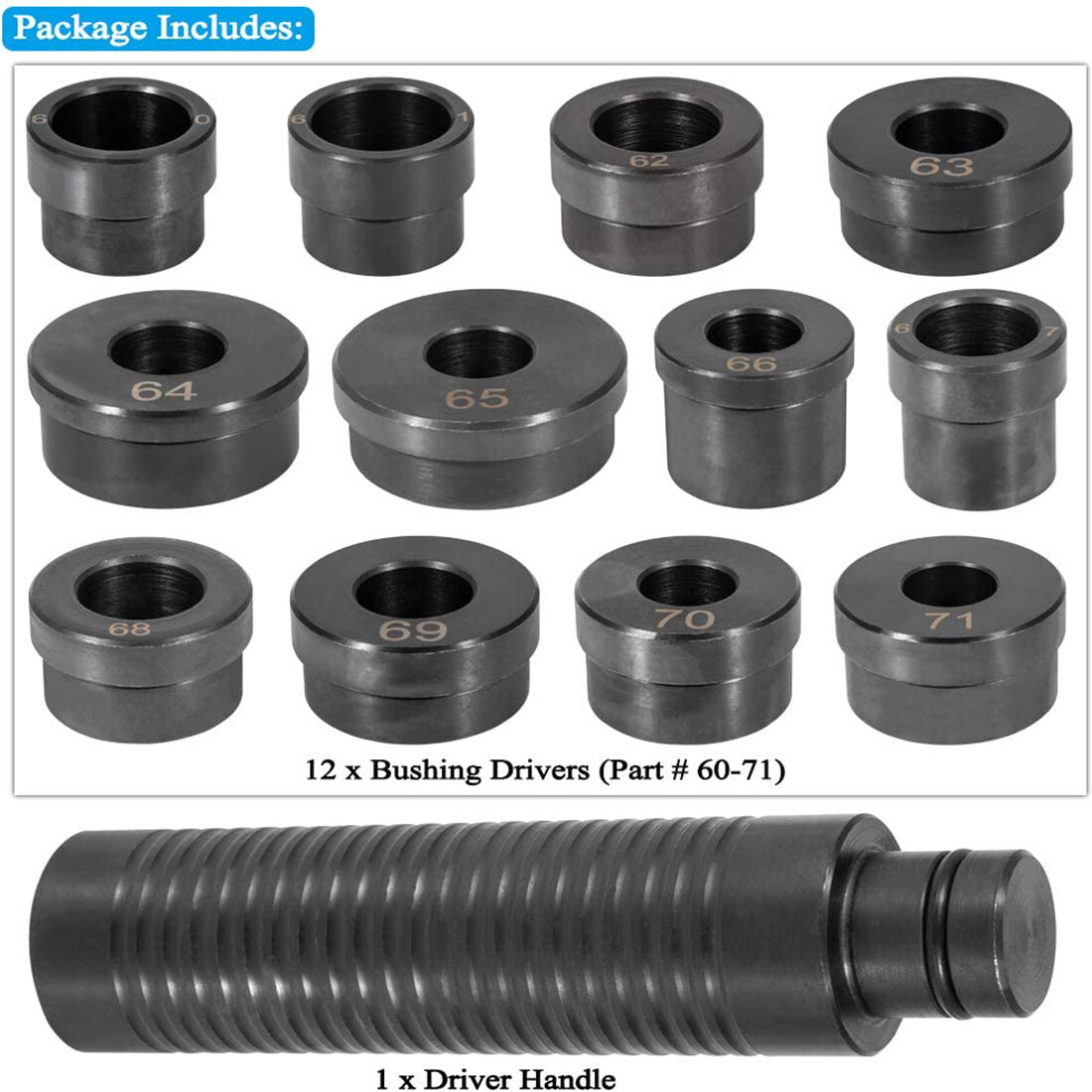 13Pcs/set T-0220-700R4 Bushing Driver Tools Kit for GM 700-R4 4L60 4L65E 4L60E