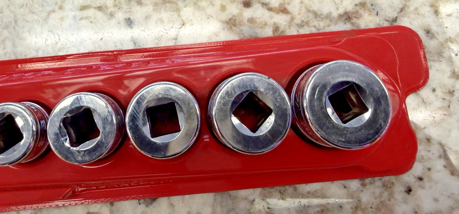 Snap-on FS081-FS281 3/8″ -1/4″- 7/8” Pakty240 11 piece Shallow Socket Set