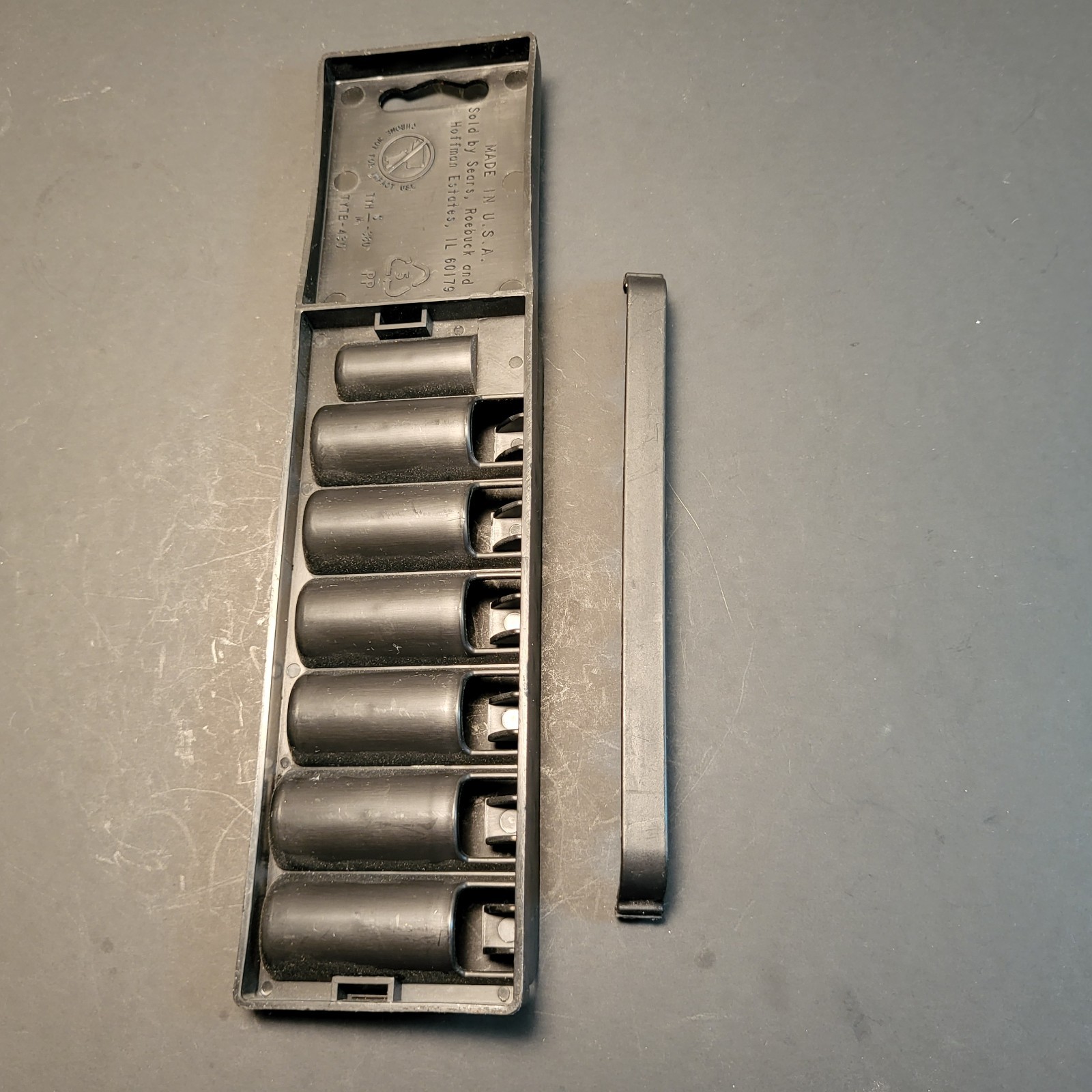 Craftsman USA 6 pc hex socket set 3/8” drive excellent condition 5/32”-3/8” 3444