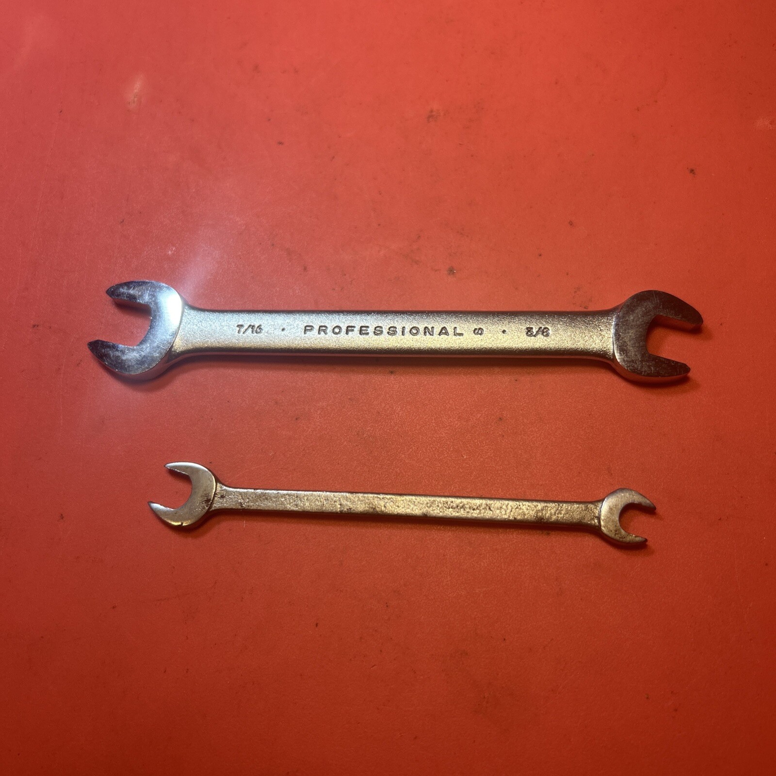 PROTO TOOLS – Lot Of 2 Double Open End Wrenches (3021 & 3018) USA