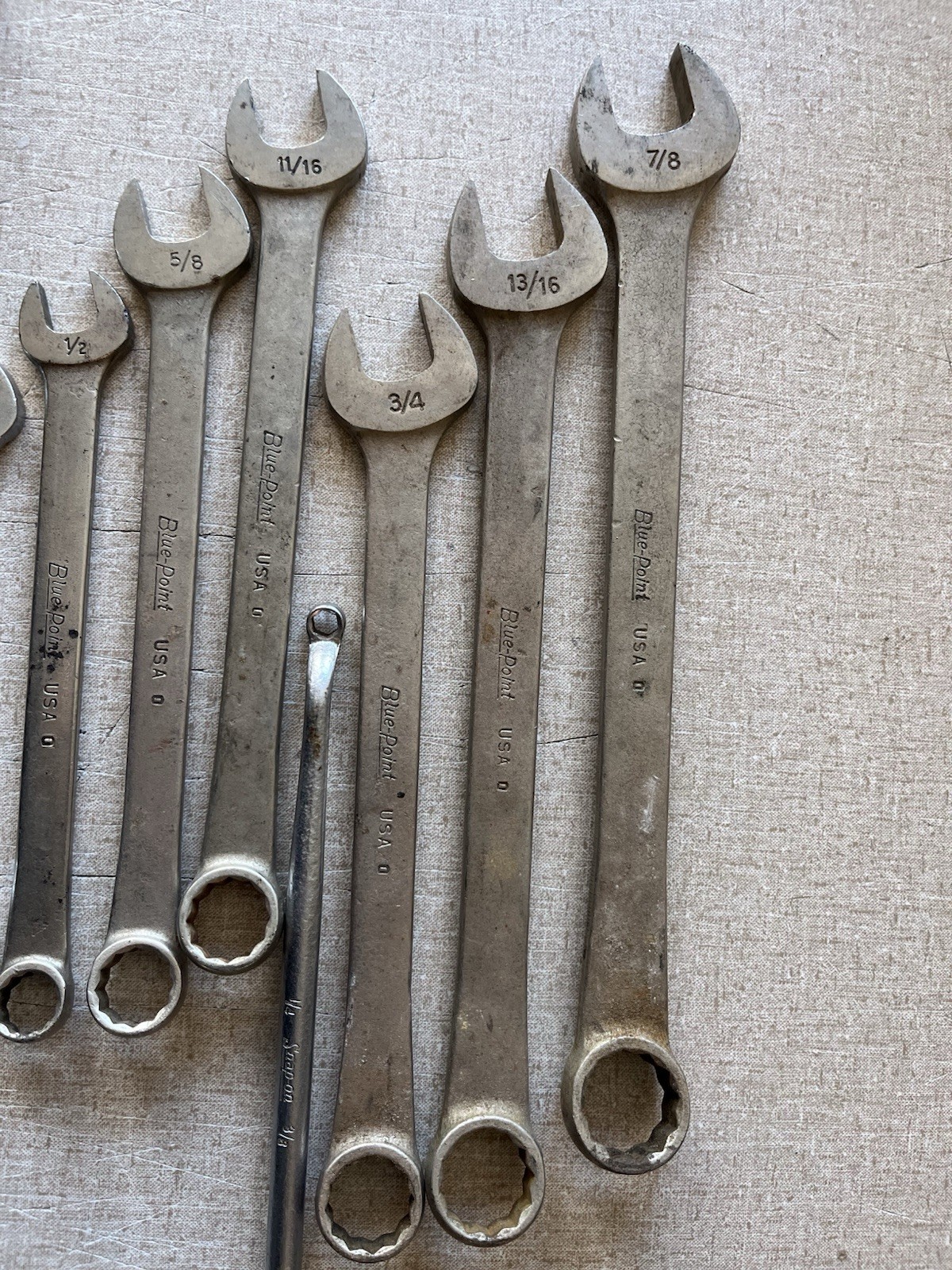 Snap On (vintage Lot Of 9) Wrenches Specialty Tools (Bluepoint) – See Photos
